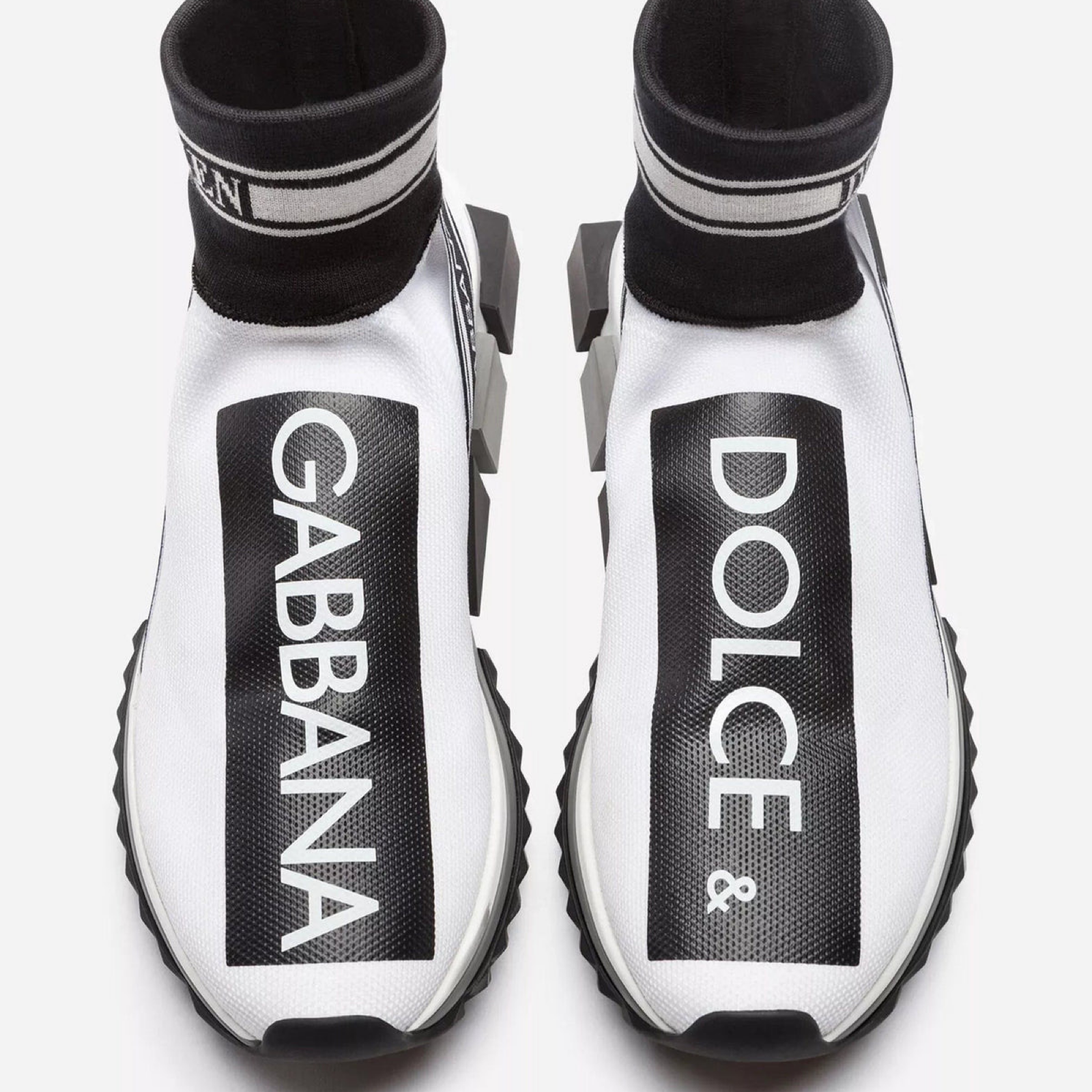 Dolce & Gabbana Sorrento High Top Women Sneakers CK1645 AZ708 Top View