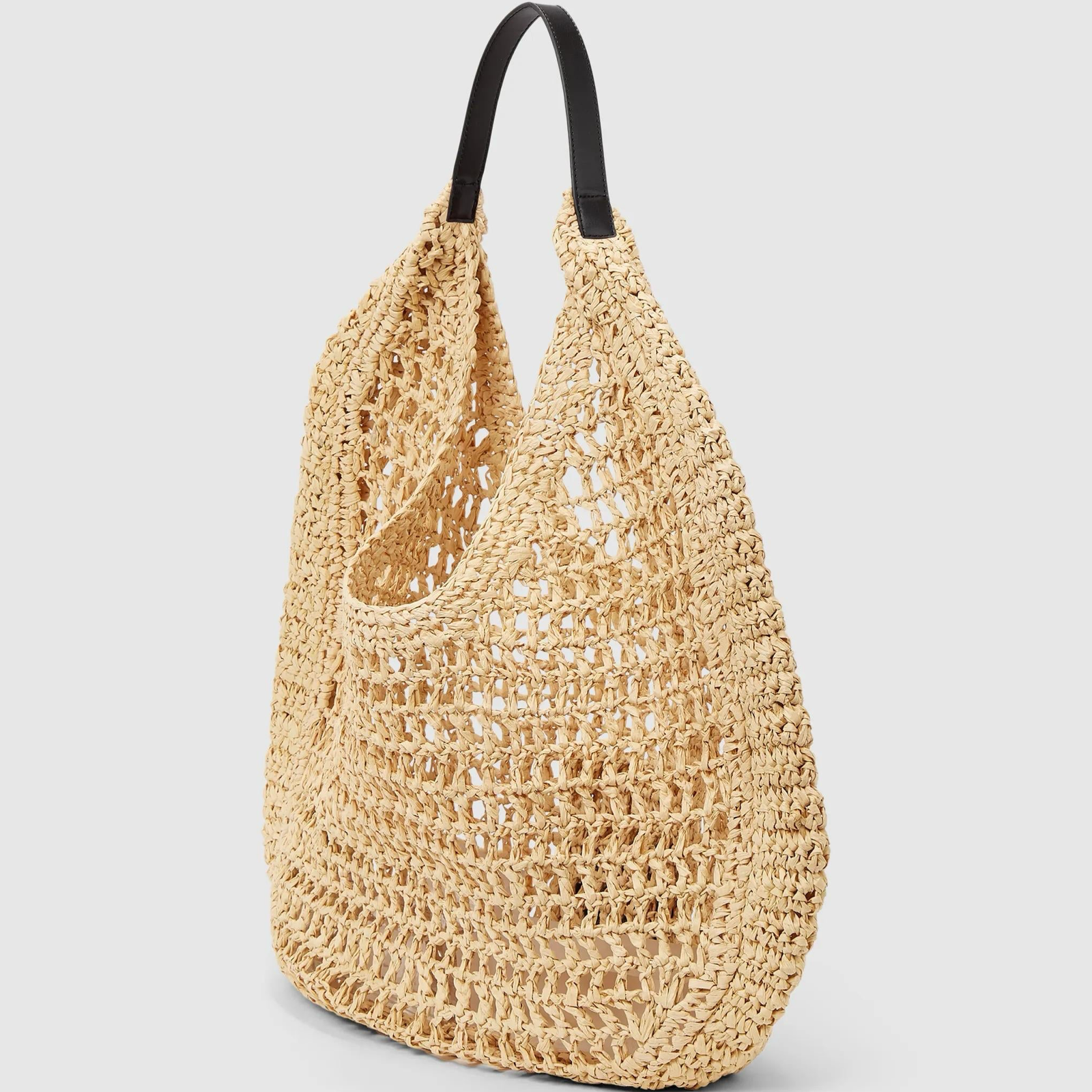 Дамска лятна шопинг чанта Karl Lagerfeld Jeans Summer Woven Hobo Bag B2W50050 106 Back View