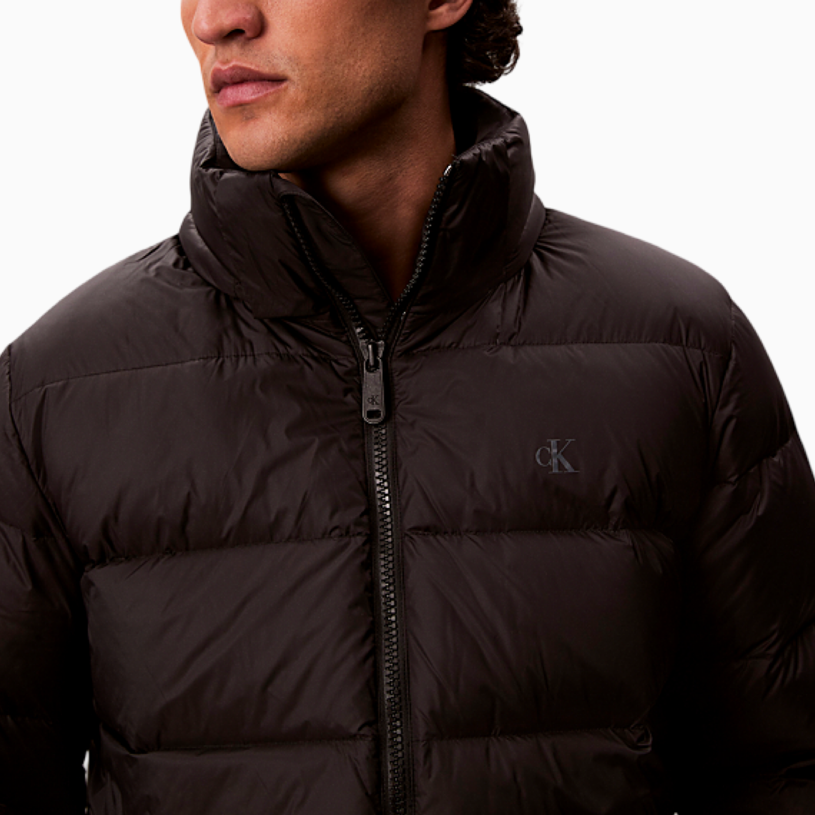 Мъжко черно яке Calvin Klein Jeans Men Jacket LV04RC518 Close-Up