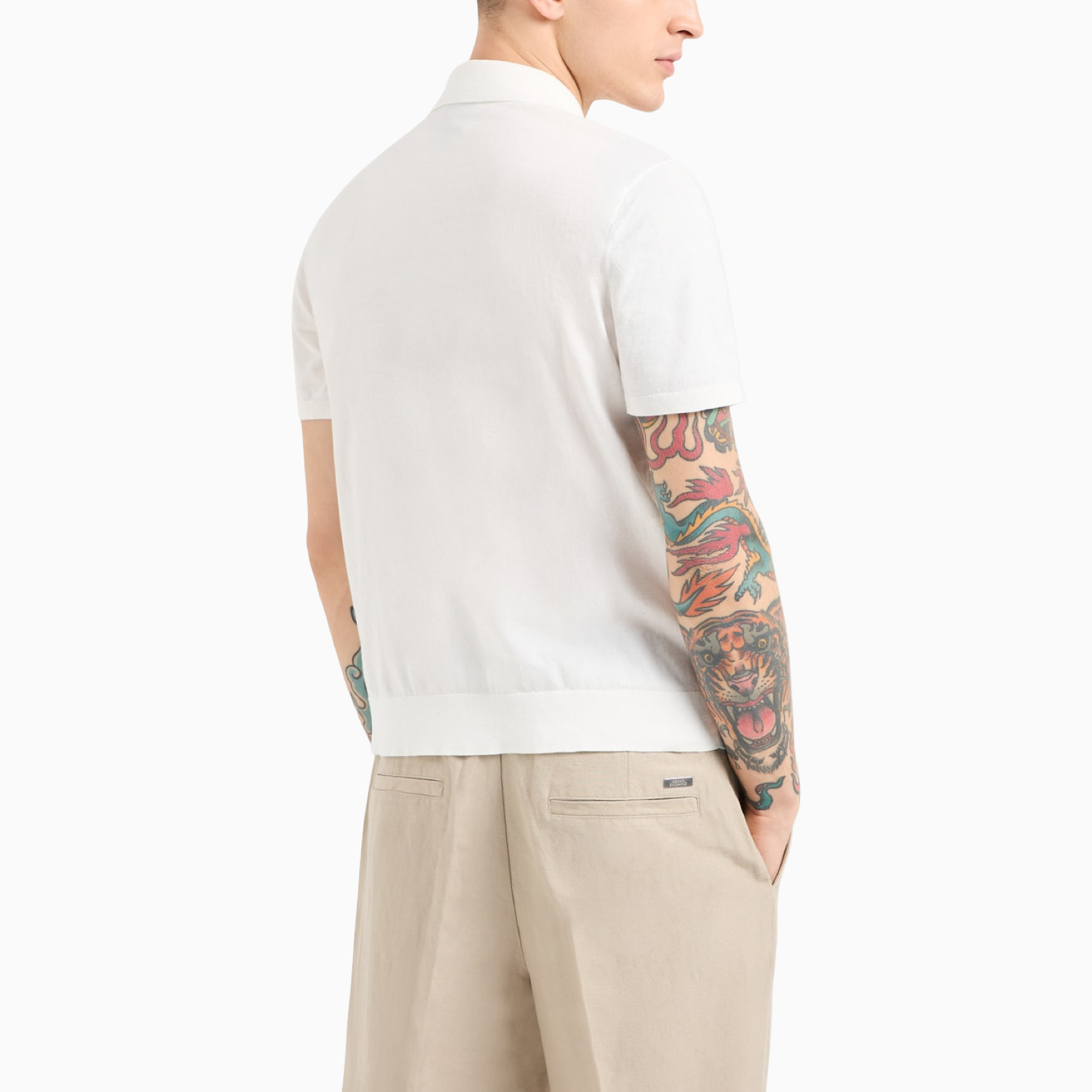 Мъжка поло тениска Armani Exchange Men Polo 8NZF5D ZM3JZ 1116 Back View