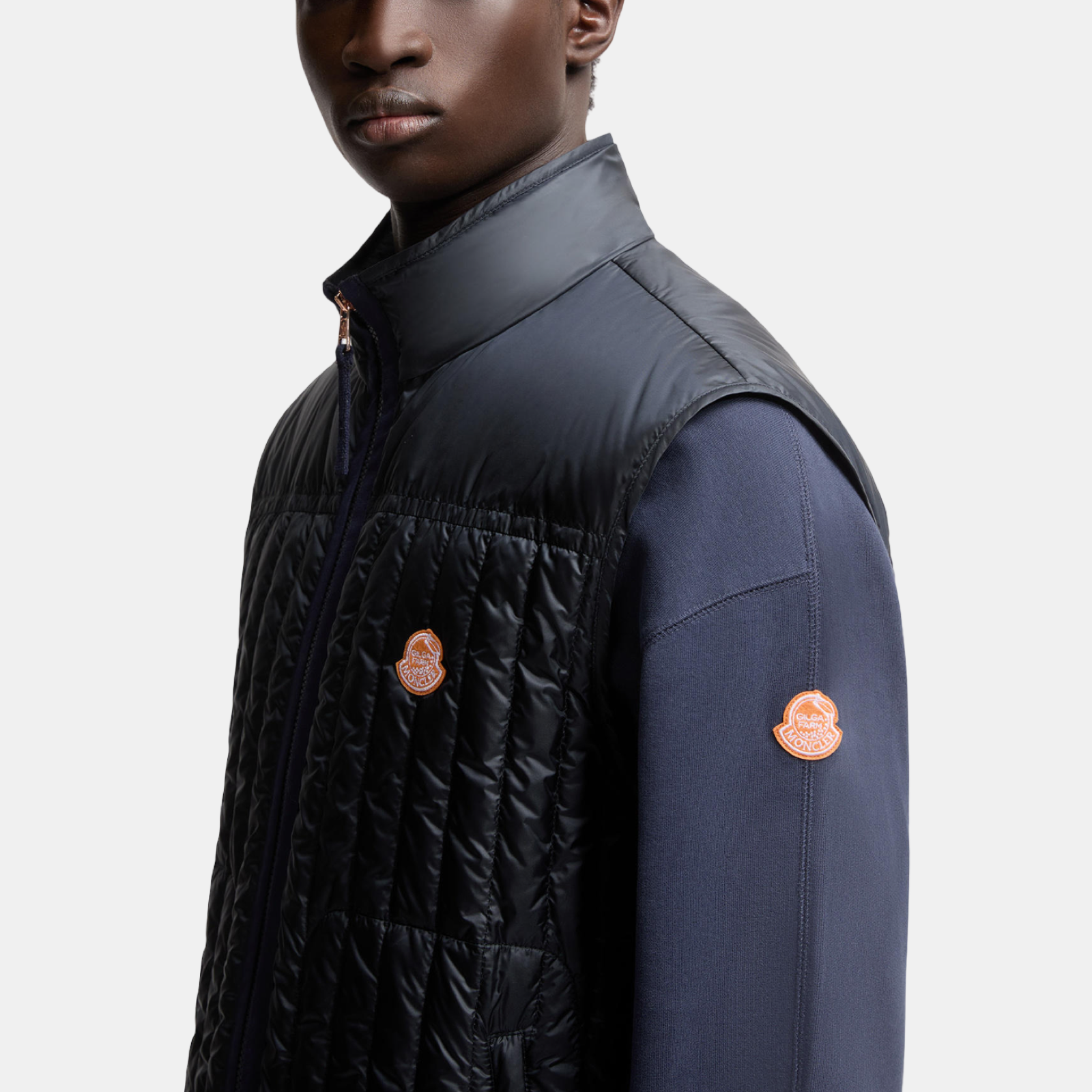 Moncler x Gilga Farm by Donald Glover Men Down Vest K24021A00011597YF 778 Close-Up
