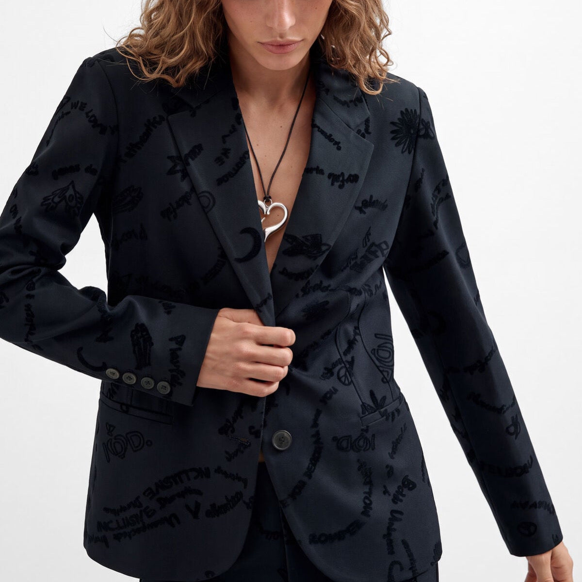 Дамски блейзер Desigual women’s blazer 26WWEW44 2000 Top view