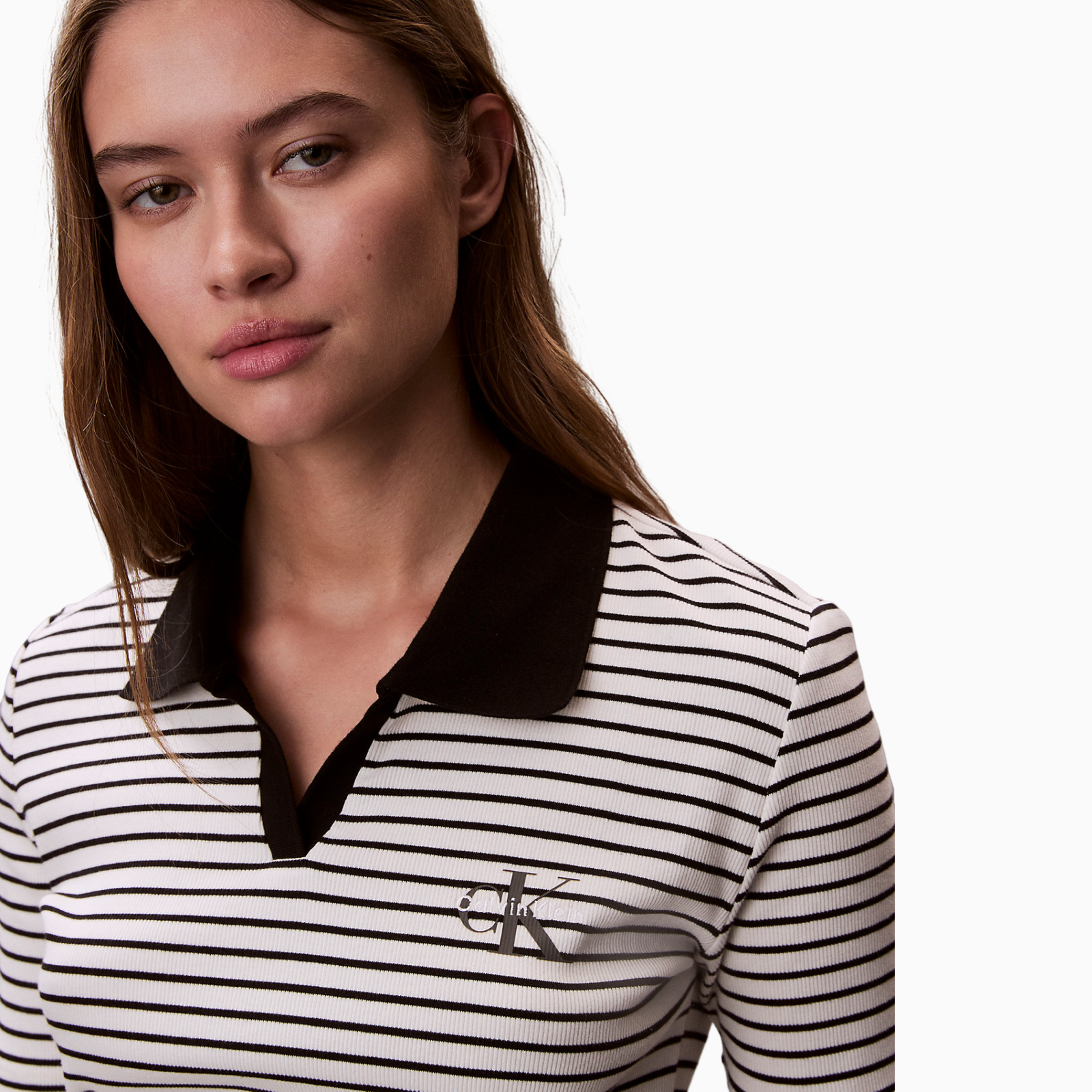 Дамска поло тениска Calvin Klein Jeans LV047F835G XDY Close-Up