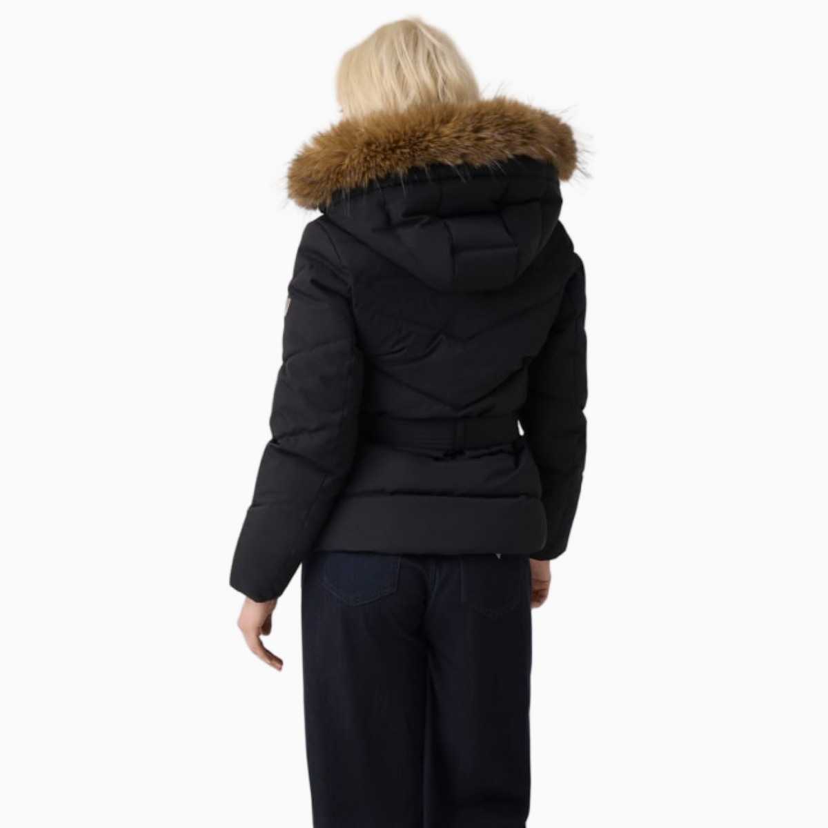 Дамско яке Guess Women Jacket W6BL58W4197 JBLK Back View