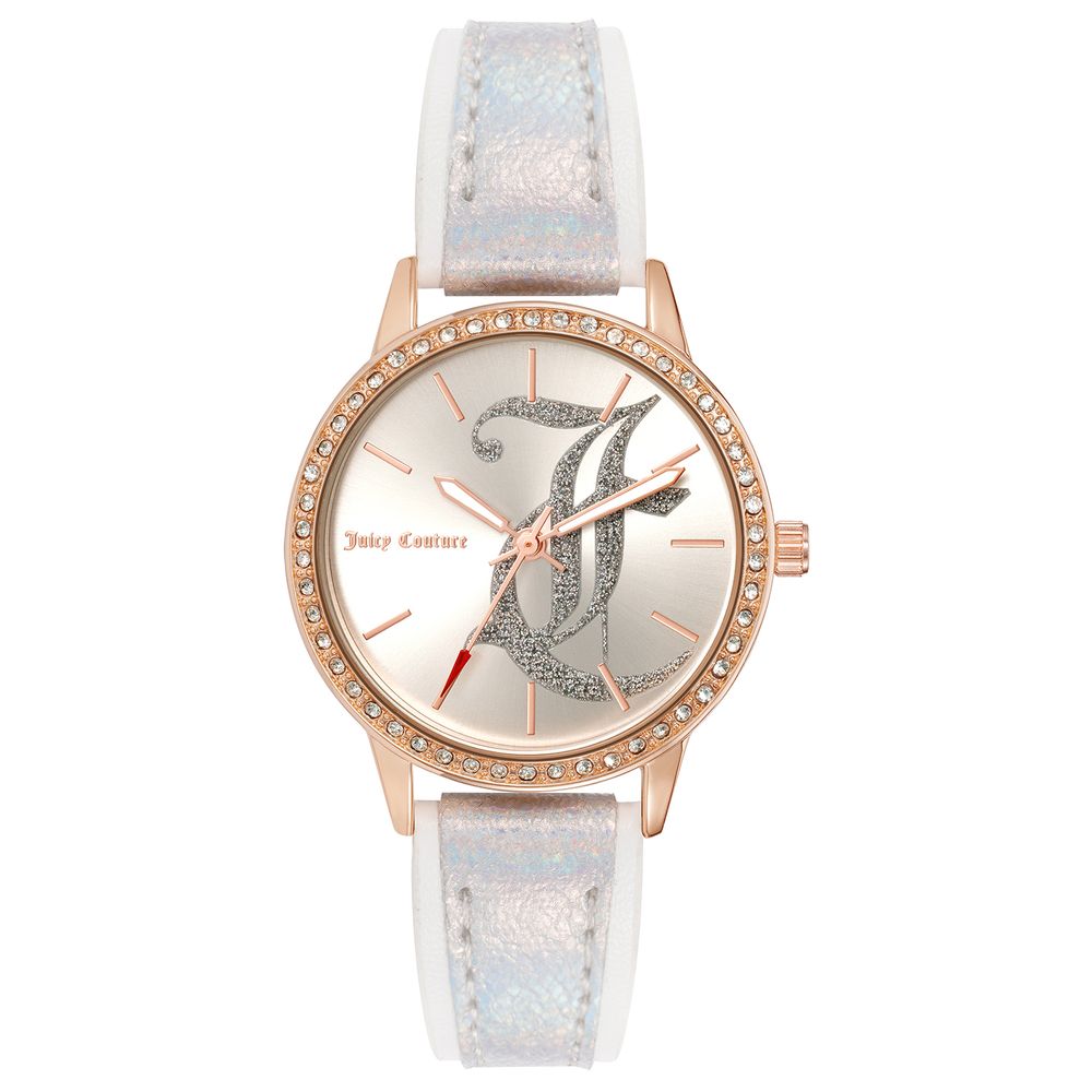 Juicy Couture White Plastic Dress Watch
