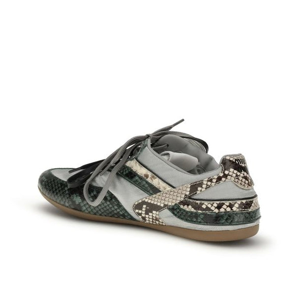 Miu Miu Gymnasium Python Print Sneakers