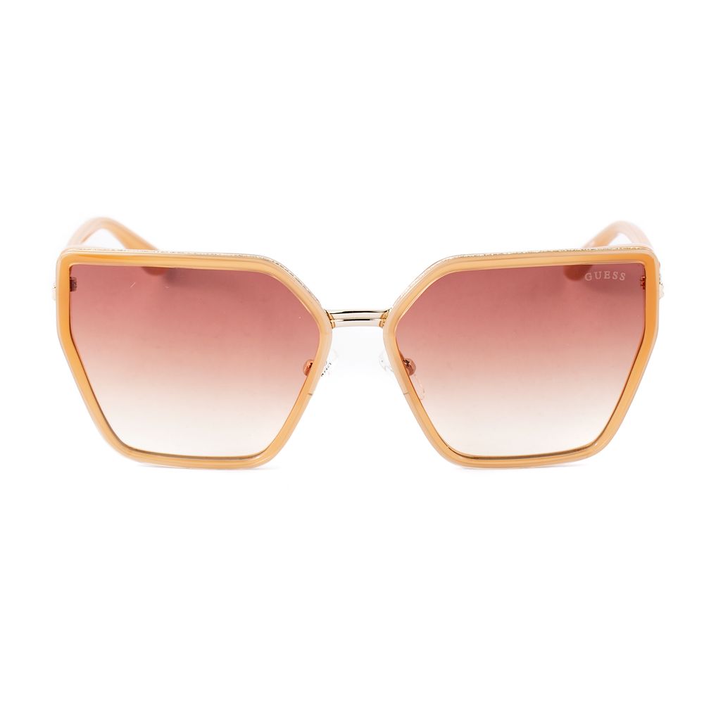Guess Beige Resin Sunglasses