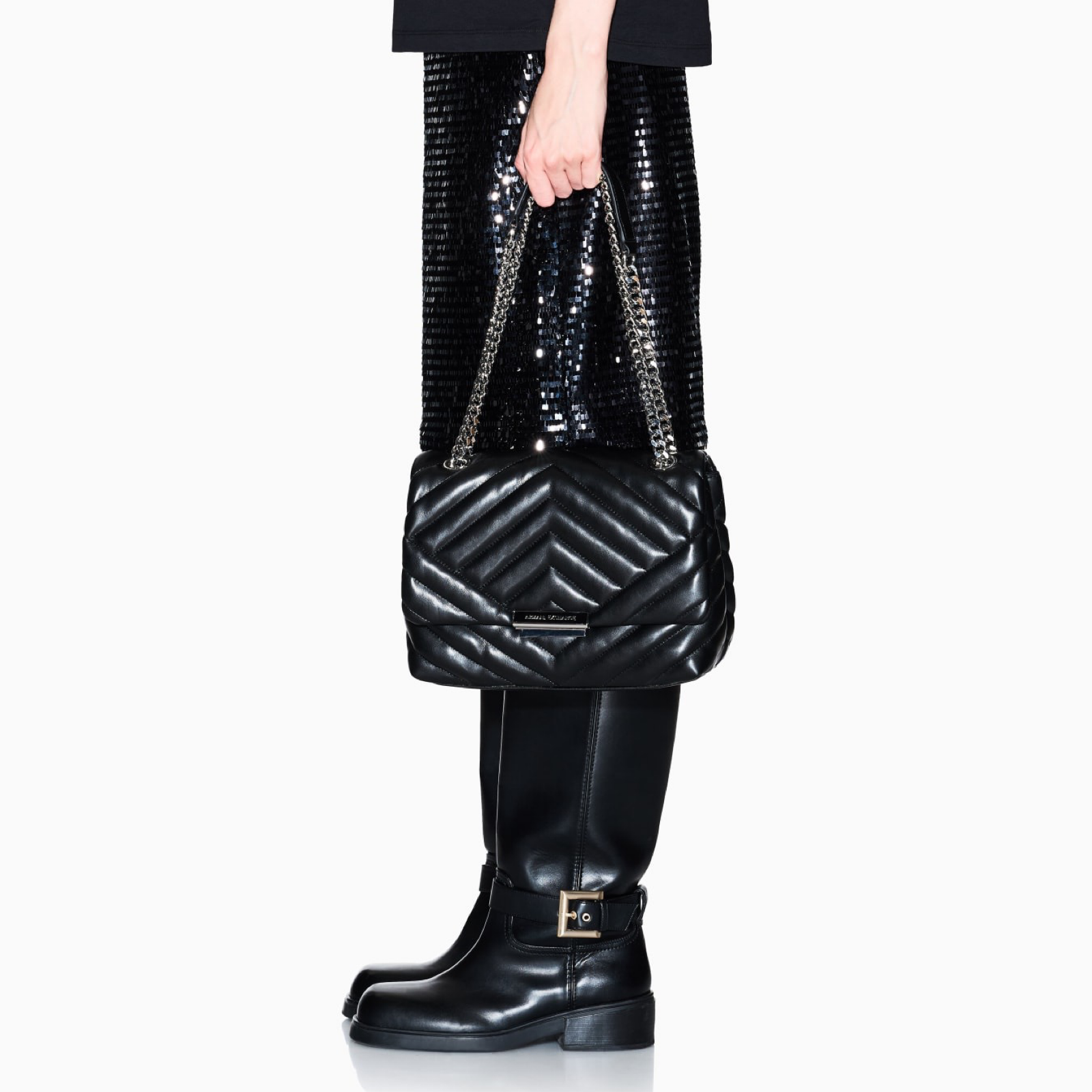 Дамска чанта Armani Exchange Shoulder Bag 949122 4R742 Hand View