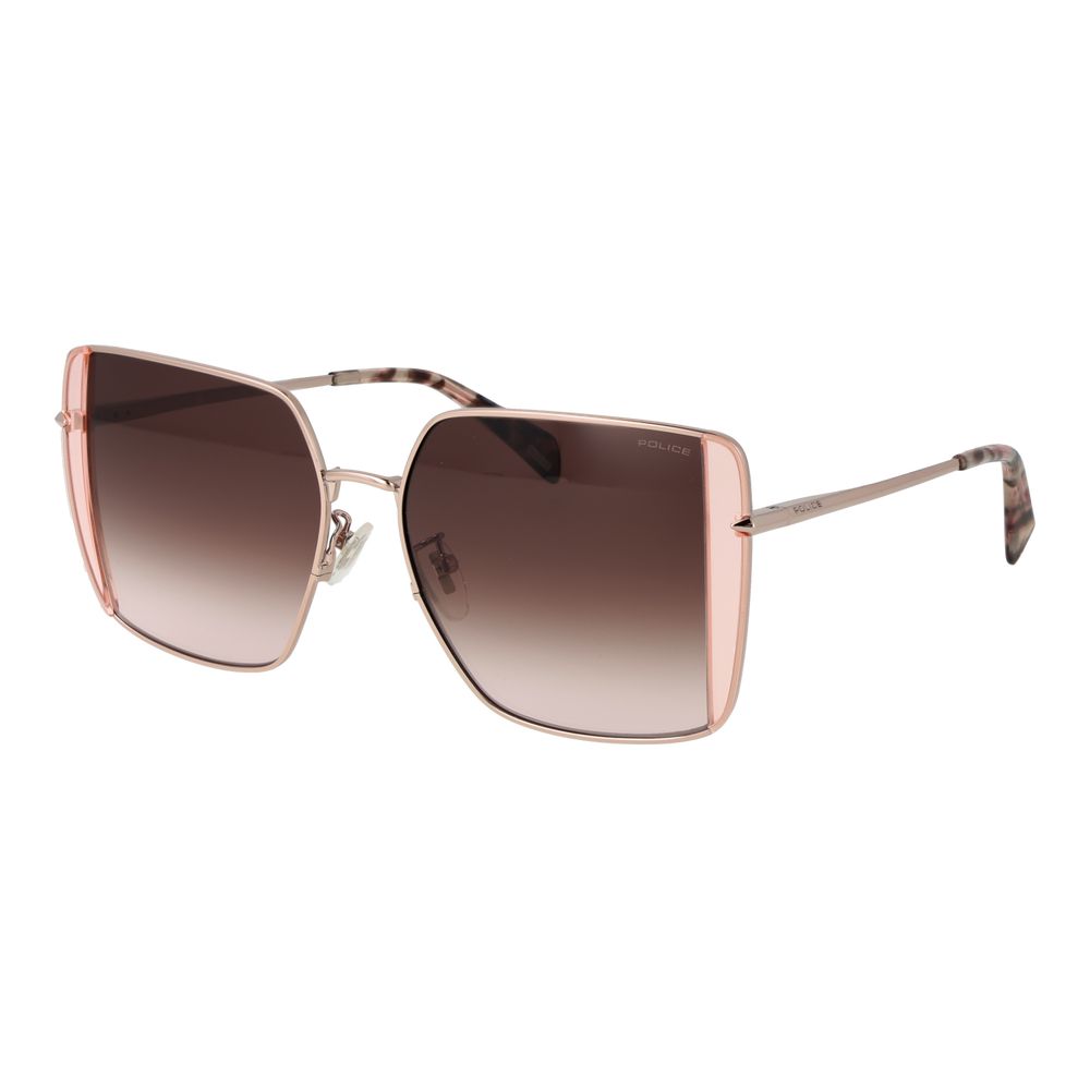 Police Rose Gold Metal Sunglasses
