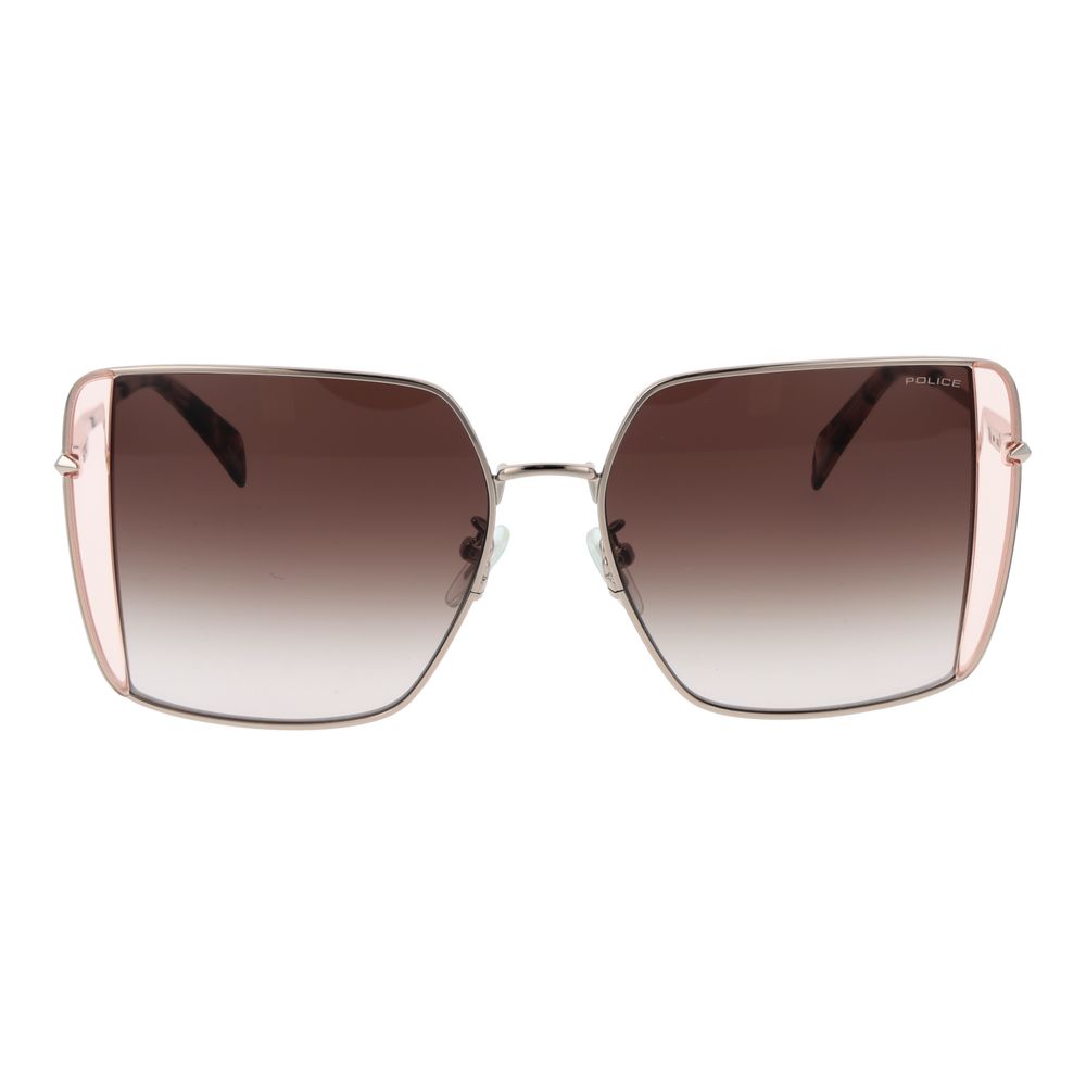 Police Rose Gold Metal Sunglasses