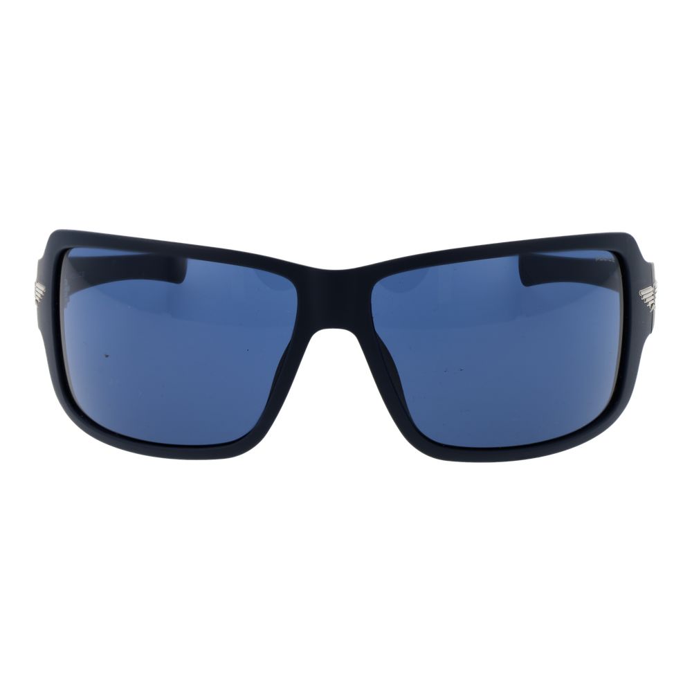 Police Blue Plastic Sunglasses