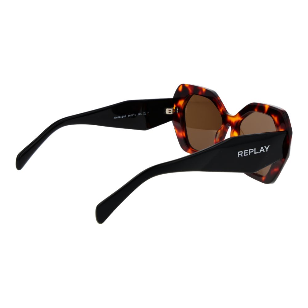 Replay Multicolor Acetate Sunglasses