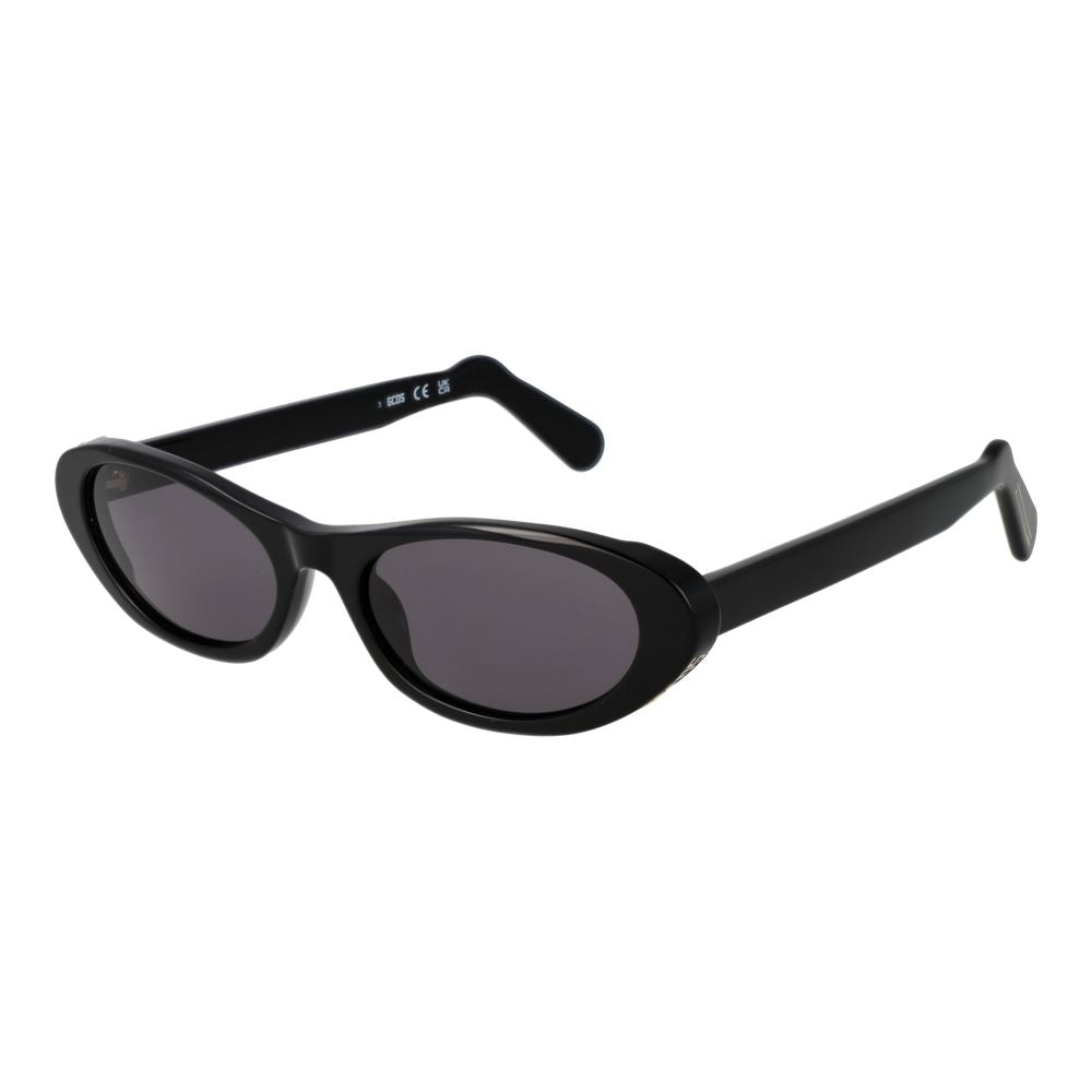 GCDS Black Plastic Sunglasses