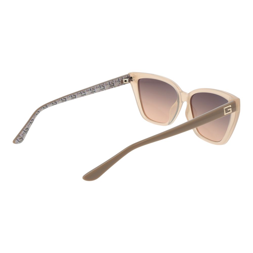 Guess Beige Plastic Sunglasses