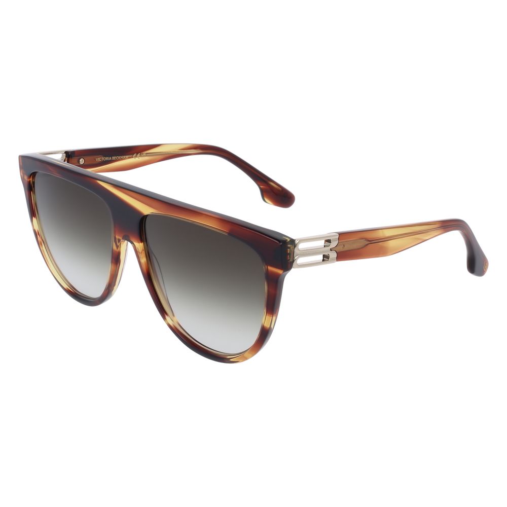 Victoria Beckham Brown Plastic Sunglasses
