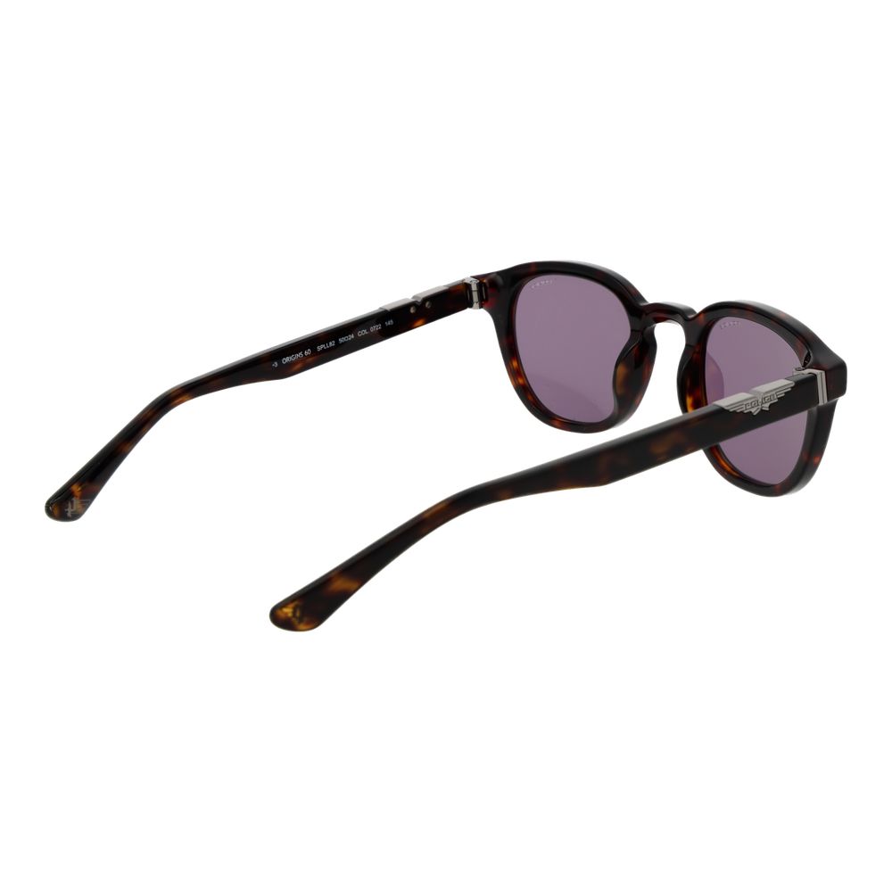 Police Brown Cellulose Acetate Sunglasses