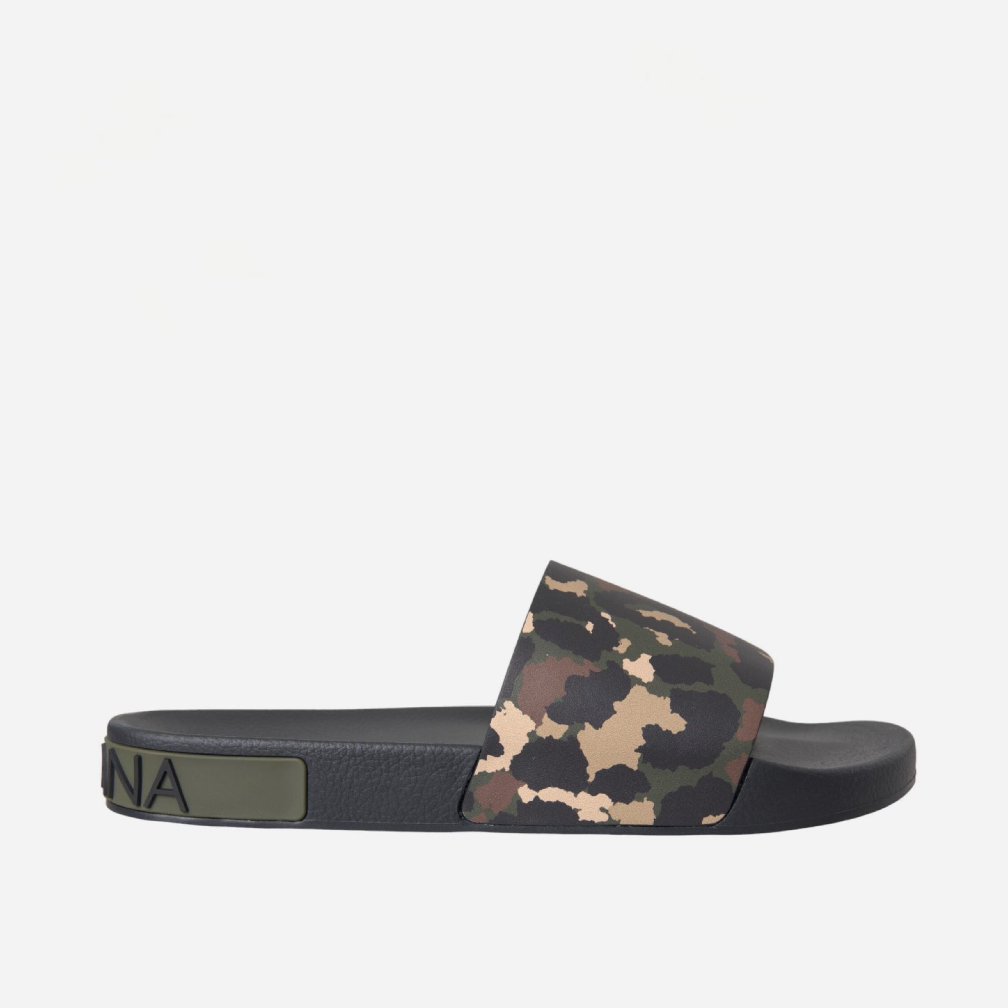 Мъжки луксозни чехли джапанки Dolce & Gabbana Camouflage Men Slippers