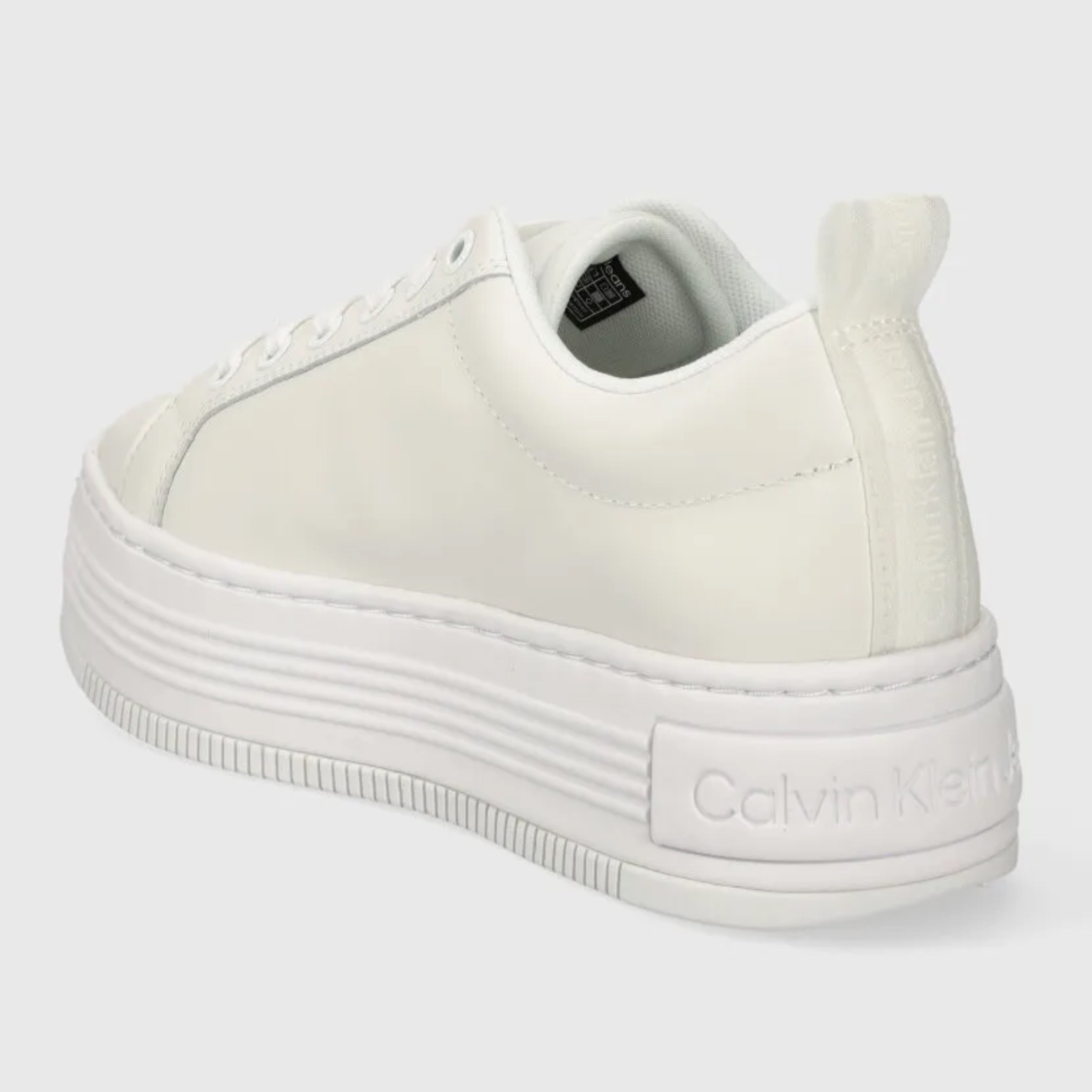 Дамски кецове Women’s sneakers Calvin Klein Jeans YW0YW01309 White medial view