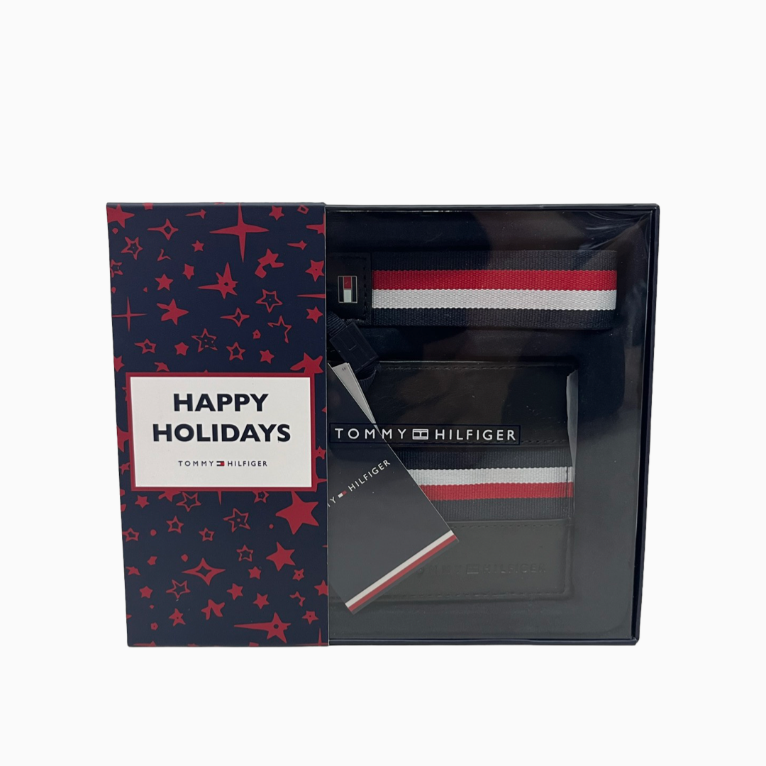 Мъжки подаръчен комплект портфейл и ключодържател Tommy Hilfiger AM0AM03939