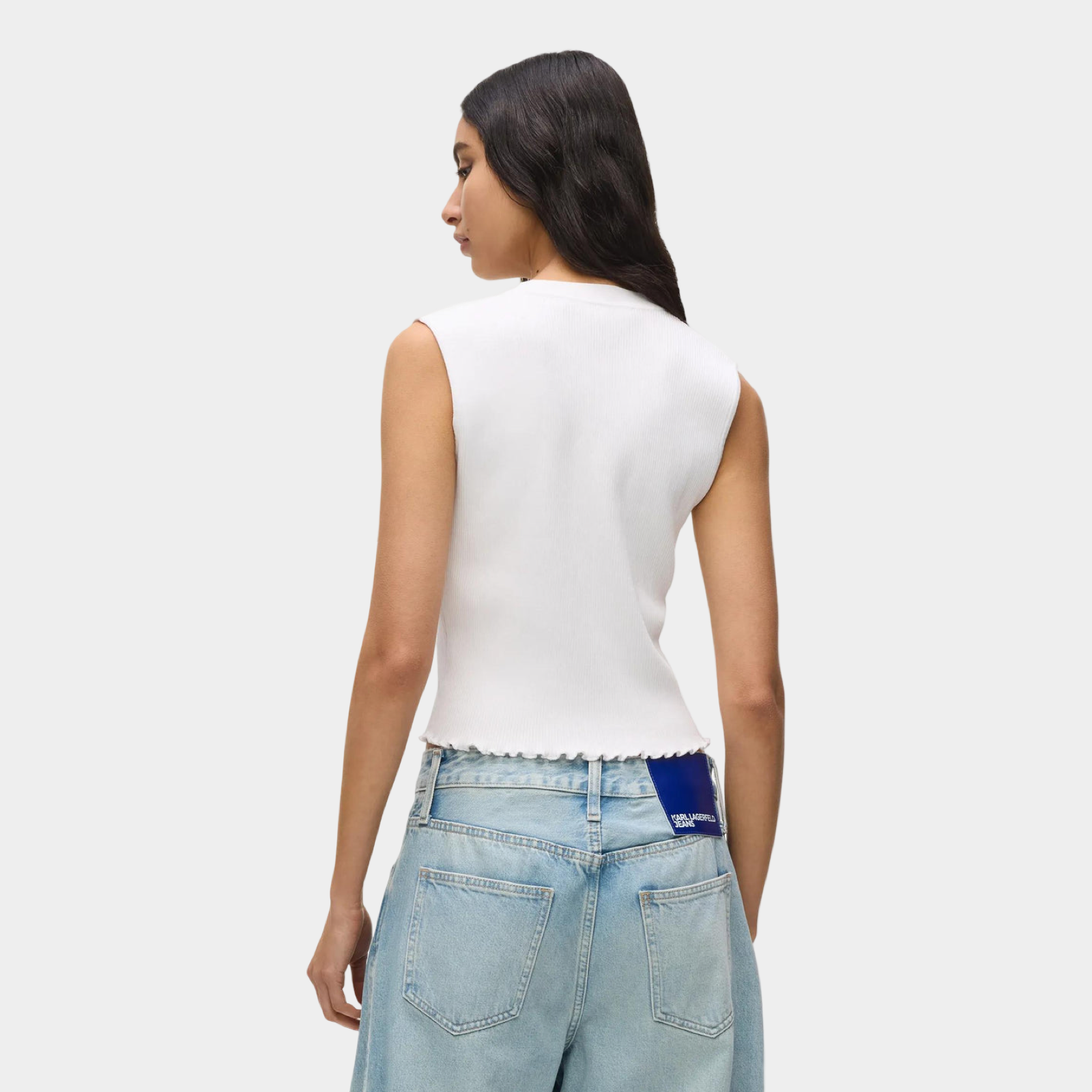 Дамски топ Karl Lagerfeld Jeans Women Top B2W18024 100 Back View