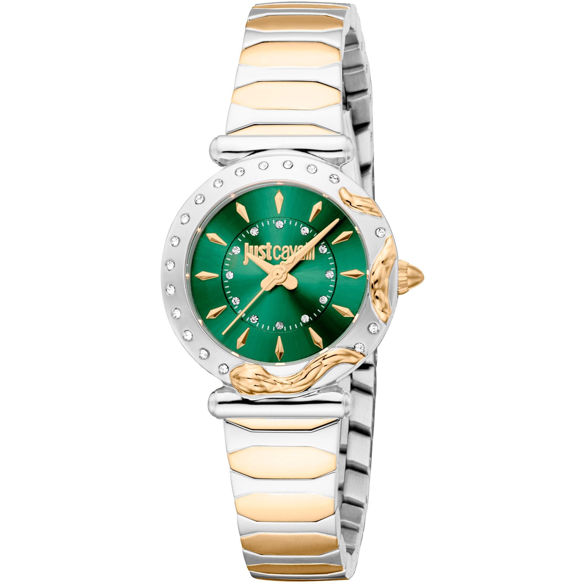 Дамски часовник Women’s watch Just Cavalli Animalier Stella Snake JC1L363M0075 Two Tones YG Green
