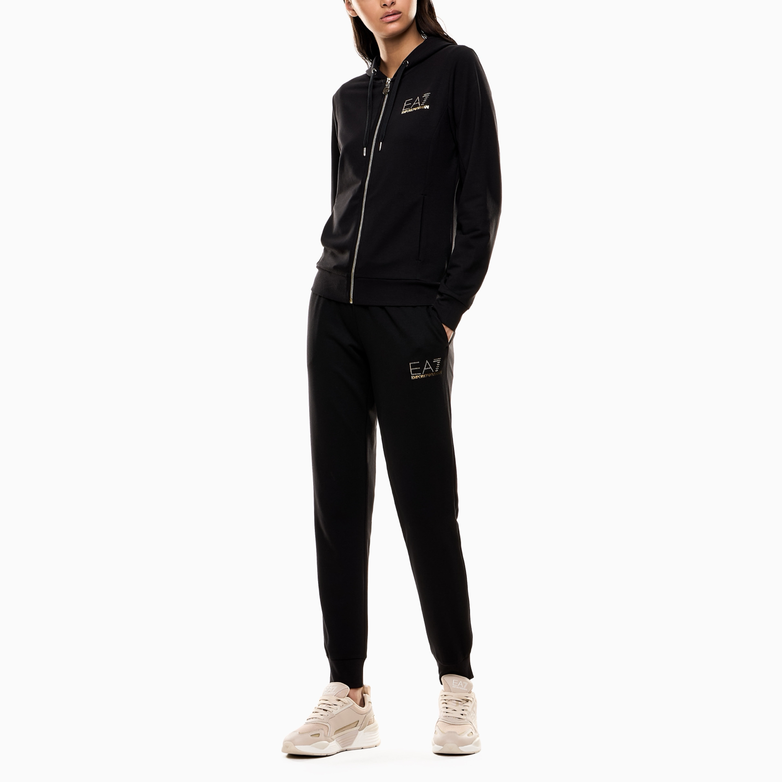 Дамски екип EA7 Emporio Armani Women Tracksuit 8NTV51 TJ9RZ 1200 Front View