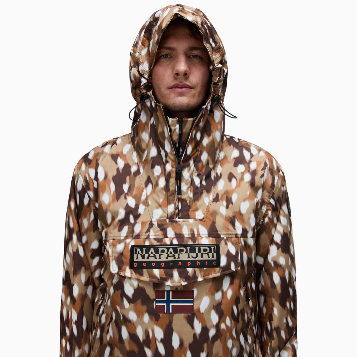 Анорак яке Napapijri Rainforest Next All Over Print Anorak Jacket NP0A8AHX FDW Close-Up