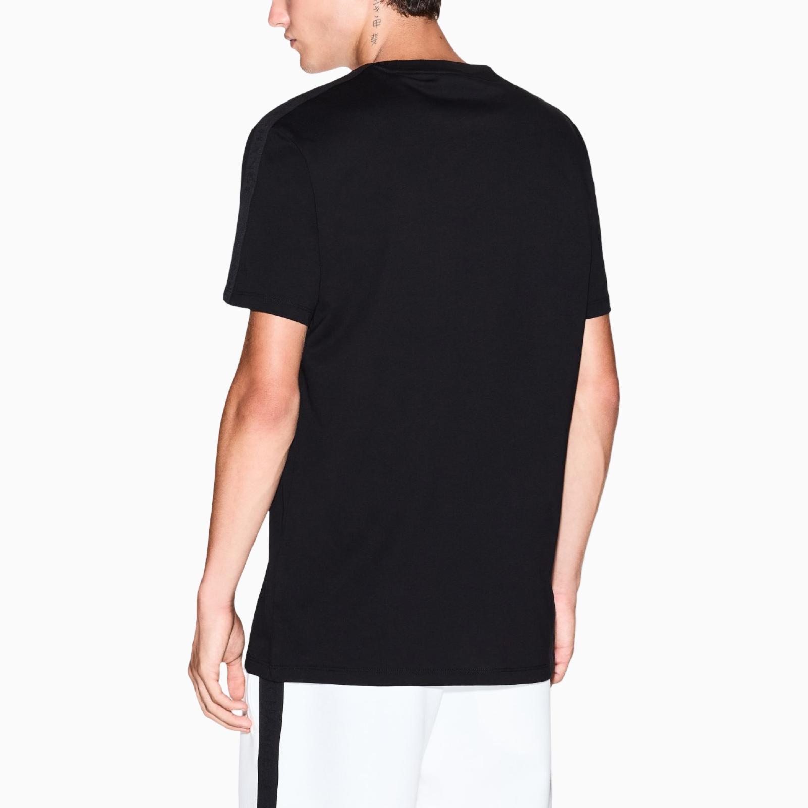 Мъжка черна тениска Armani Exchange Men T-shirt XM001283 AF10361 Back View