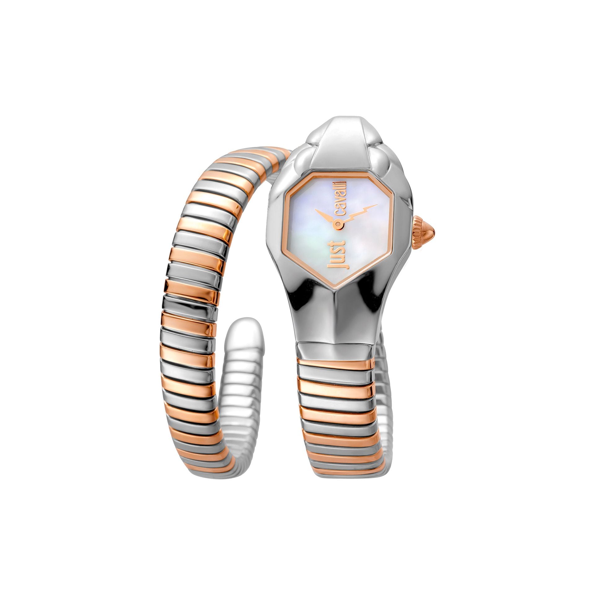 Дамски часовник Women’s watch Just Cavalli Signature Snake Glam DNA
JC1L001M0045 Two Tones MOP