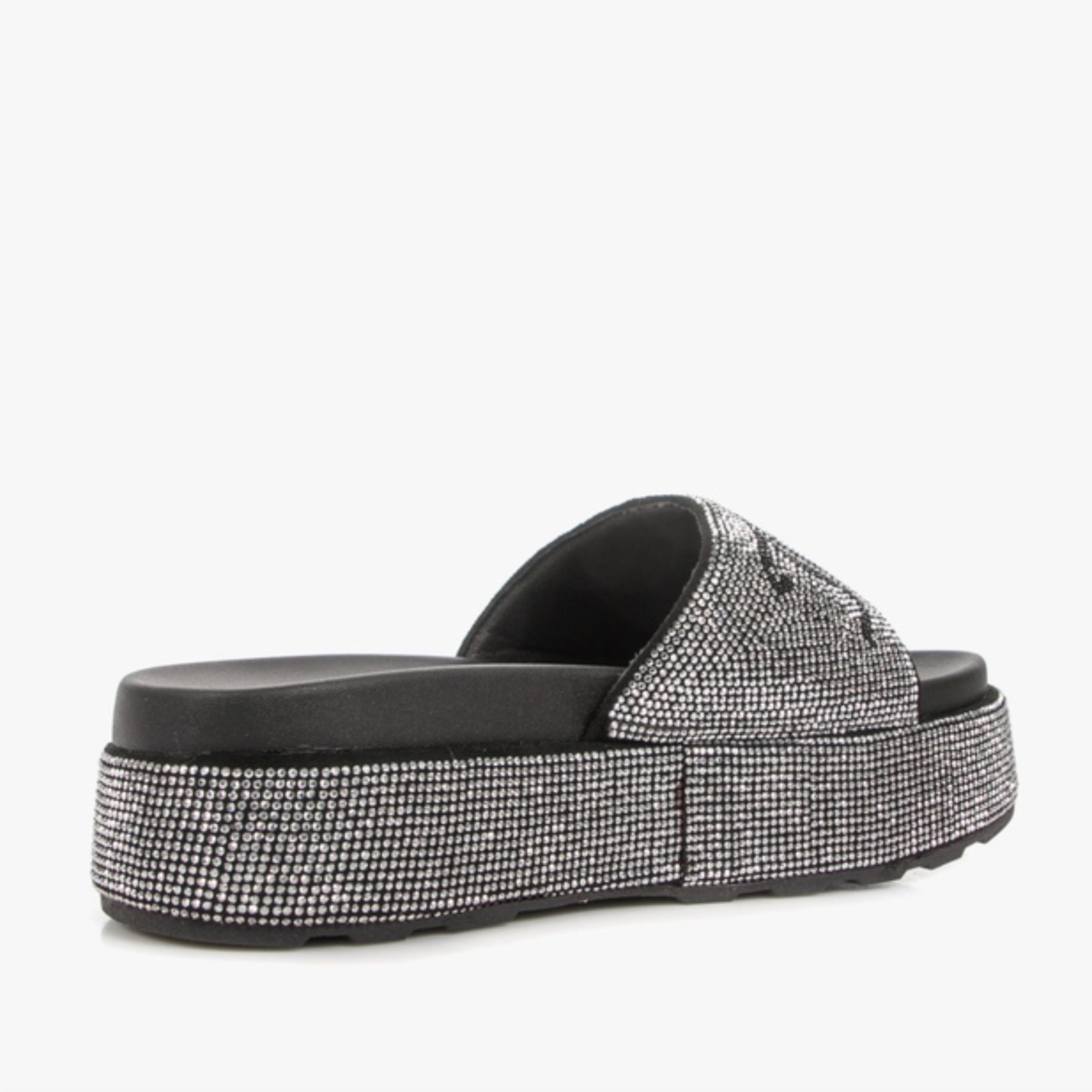 Дамски чехли с камъни Women’s slippers Juicy Couture JCFYL222007 Black medial view