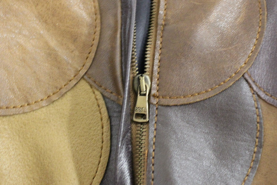 Елегантна кожена пачуърк пола Dolce & Gabbana