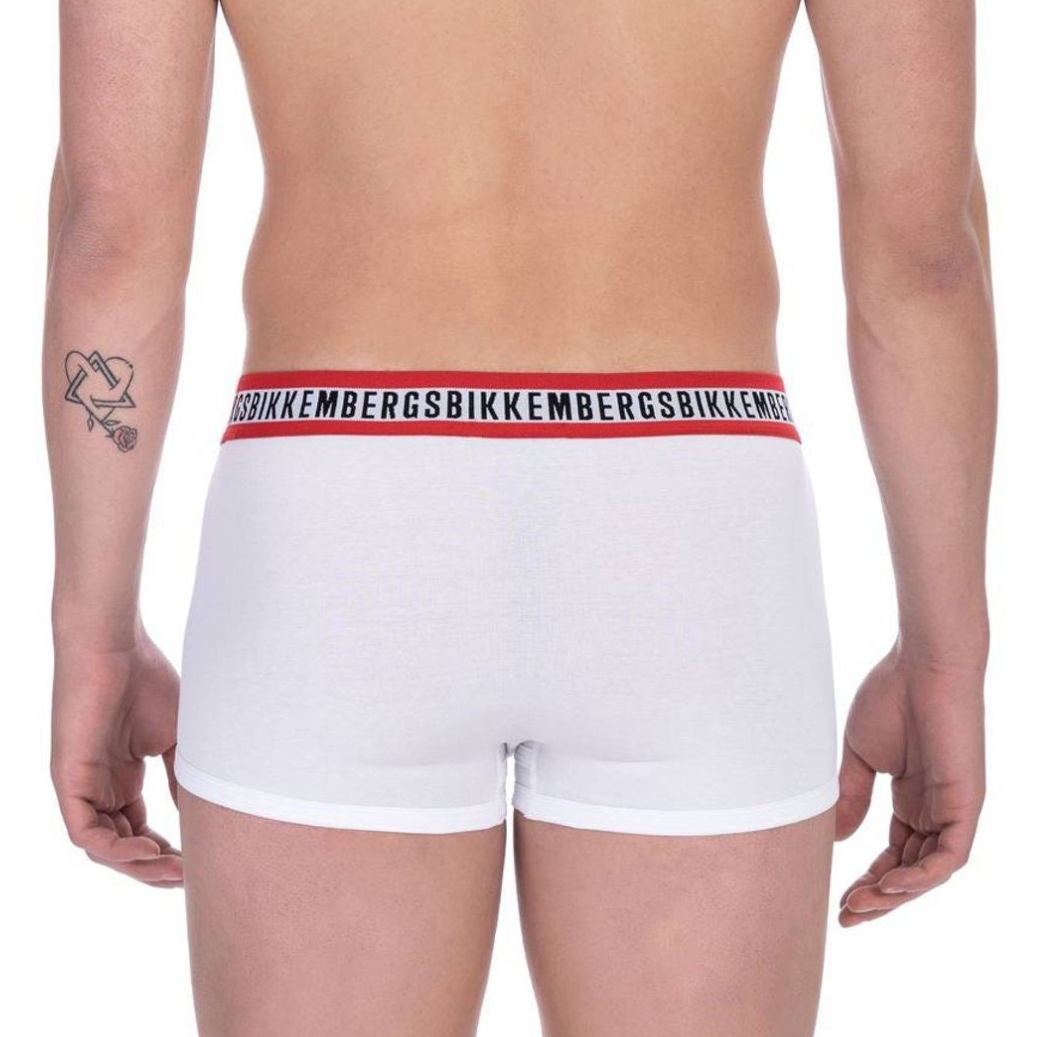 Мъжки боксерки 2 броя в кутия Bikkembergs BKK1UTR08BI в бяло