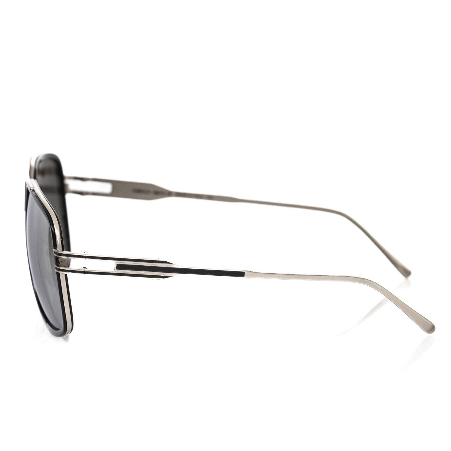 Мъжки слънчеви очила Frankie Morello Men Sunglasses FEMF8017US FR-02 NERO/SILVER Side View