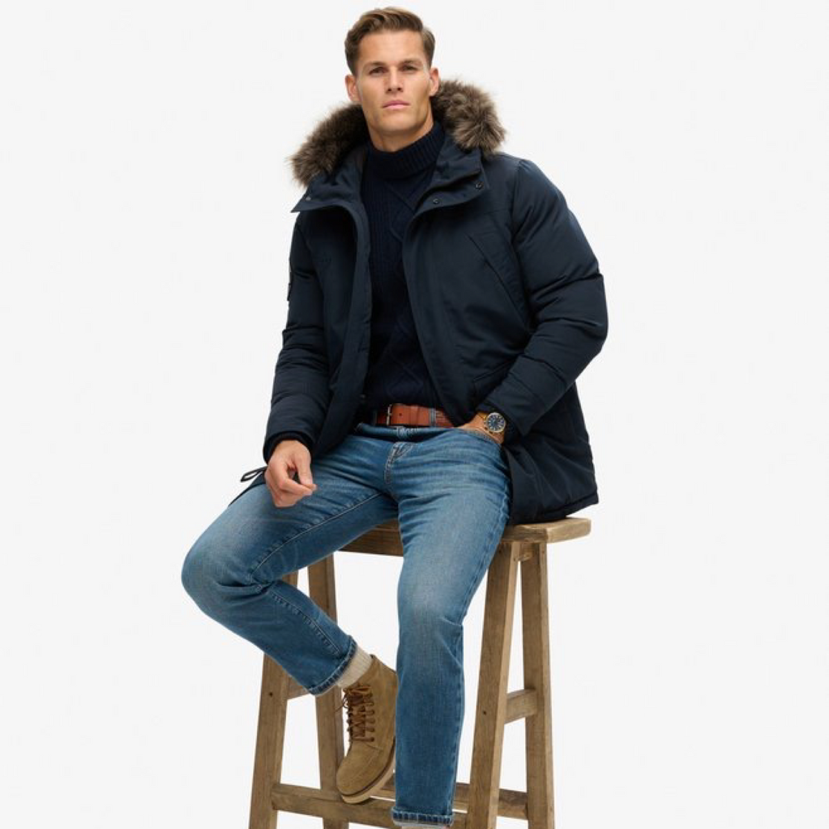 Мъжко яке Superdry Men Jacket M5011929A Front View
