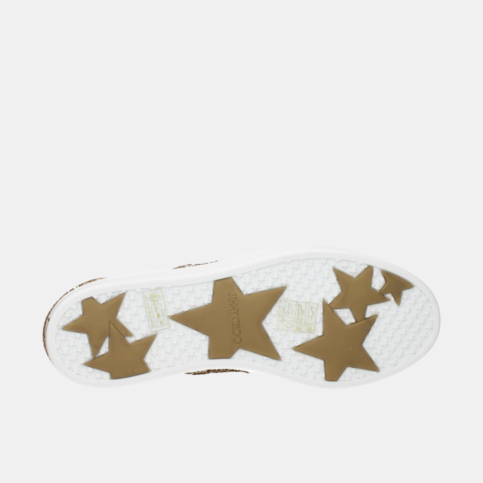 Jimmy Choo Teri Women Sneakers TERIOYFL GOLDENWHITE Insole View