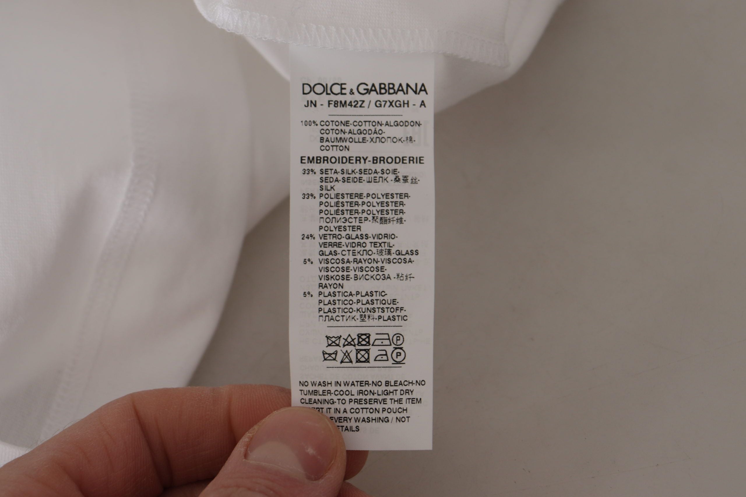 Шикозна тениска с корона с пайети Dolce & Gabbana