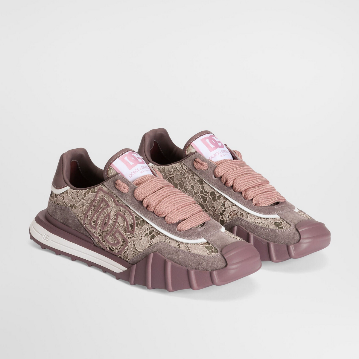 Dolce & Gabbana Athletic Women Sneakers CK2487A3S648Z499 Lateral View