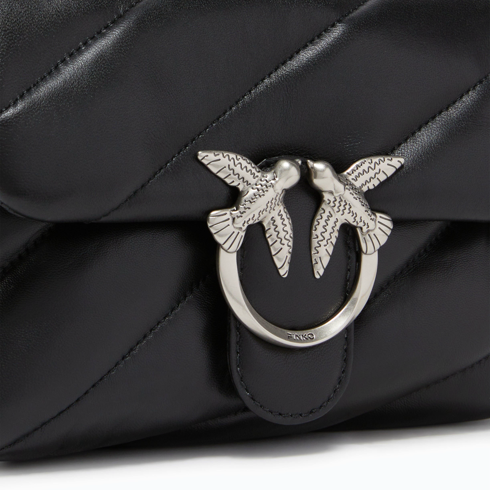 Дамска чанта Pinko Love Mini Puff Maxi Quilt Shoulder Bag 100039 A0F2 Z99O Close-Up