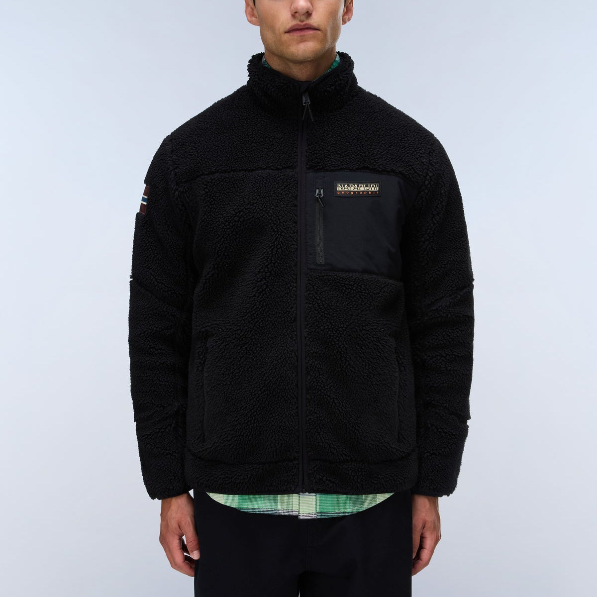 Napapijri Black Polyamide Men's Jacket