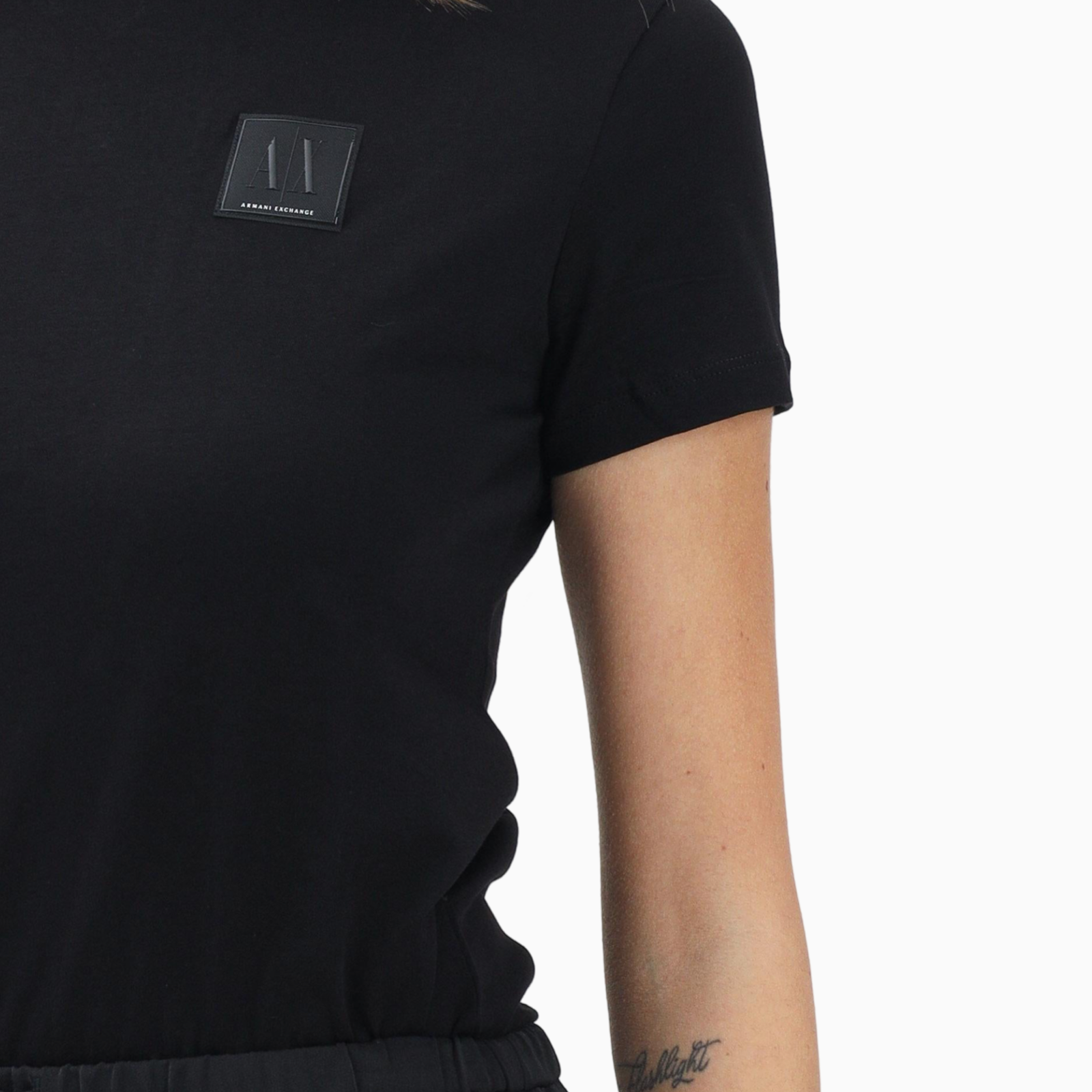 Дамска черна тениска Armani Exchange XW000831 AF10356