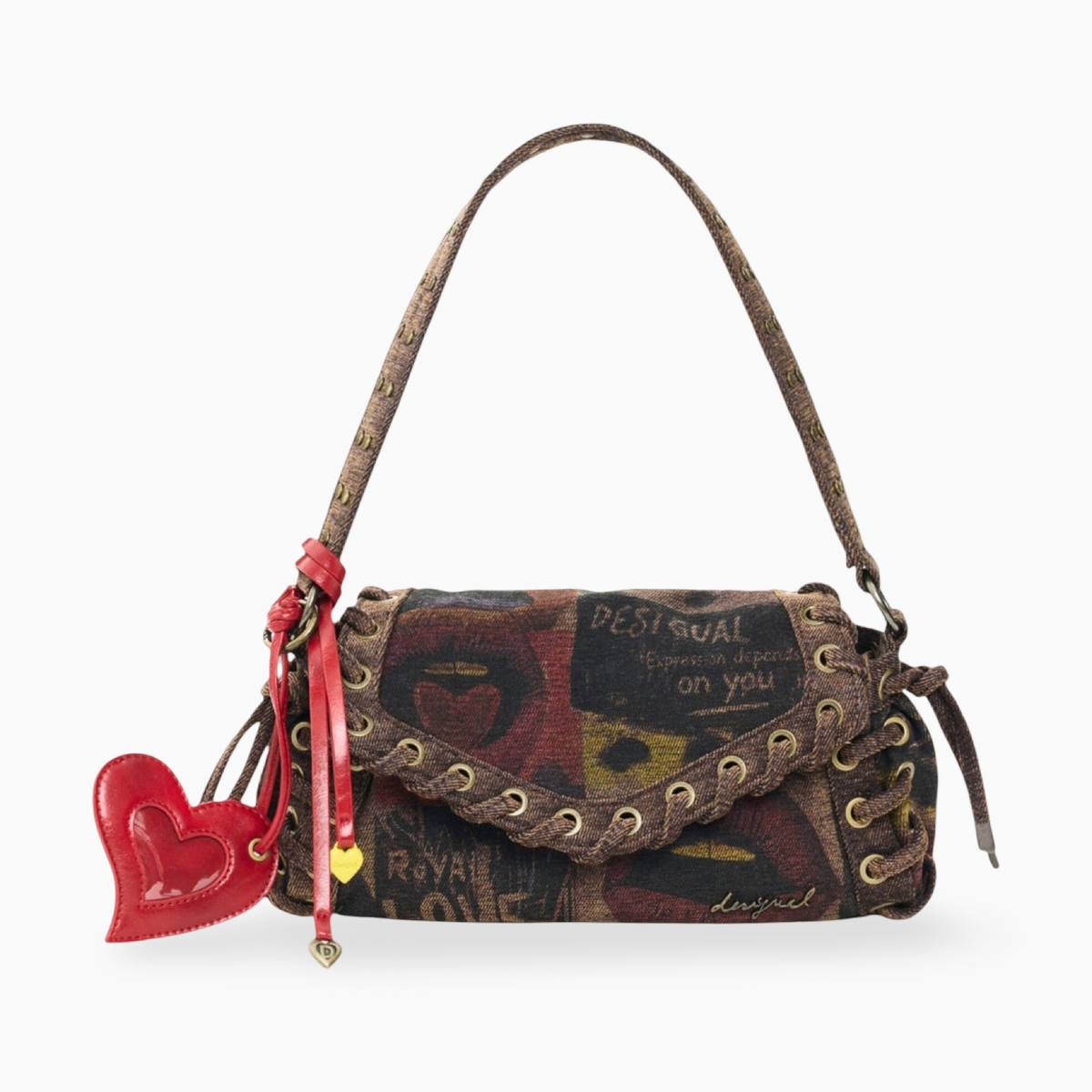 Дамска чанта Desigual Women Crossbody Bag 26WAXD14 9019 Front View