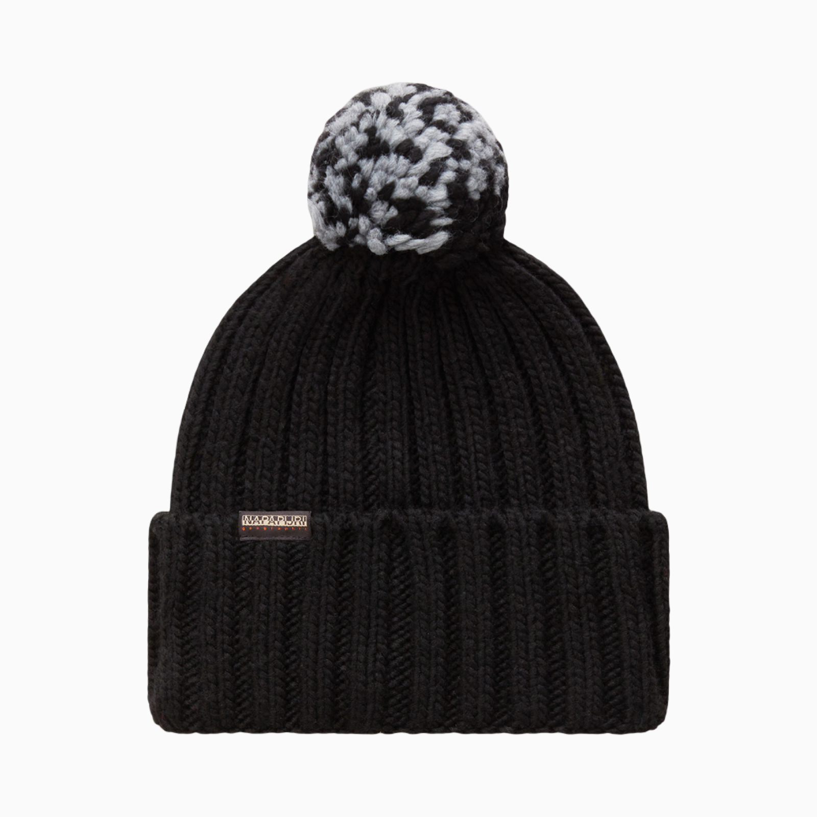 Дамска черна зимна шапка Napapijri Women Hat NP0A4GKC Back View