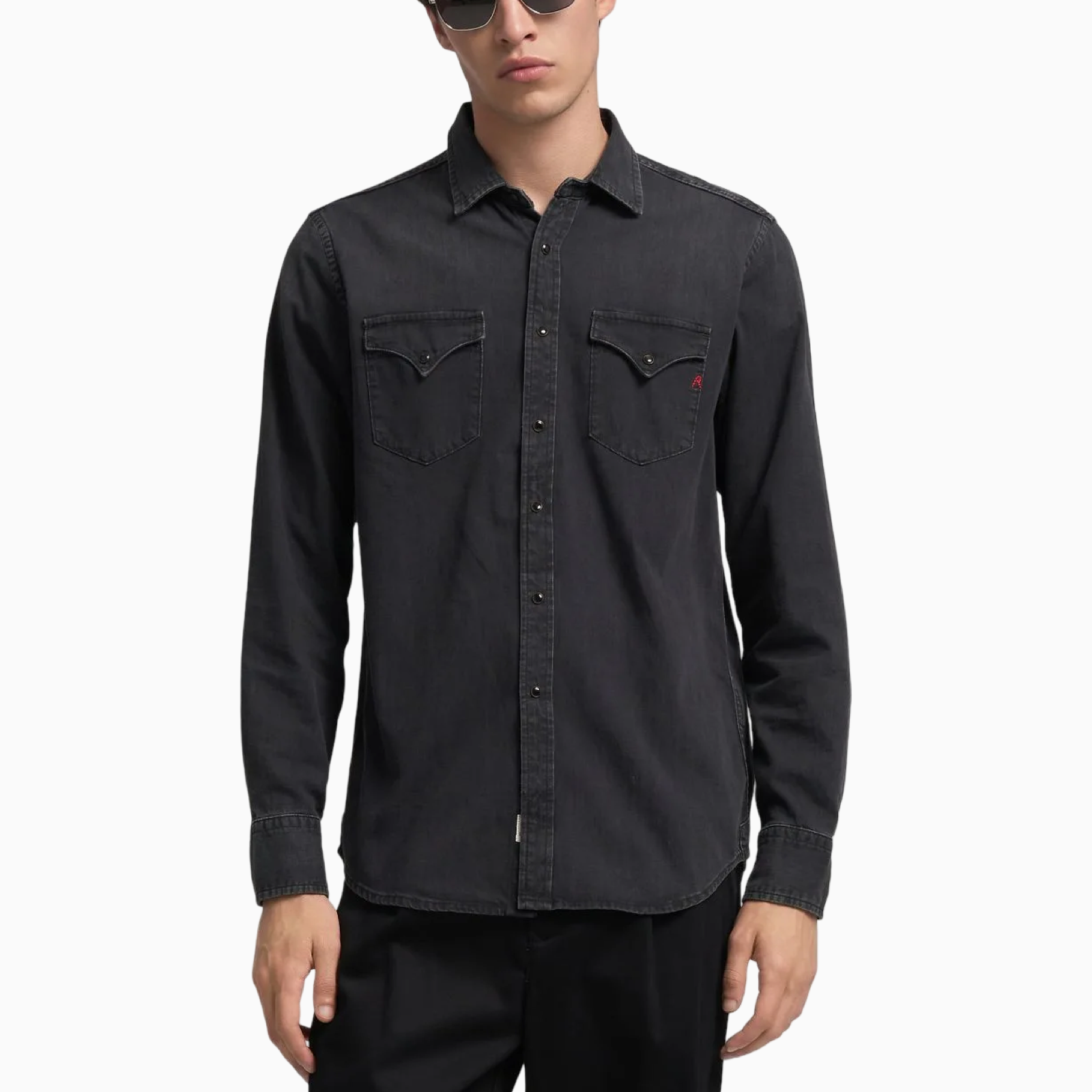 Мъжка риза Replay Men Shirt M4860T.000.154 90B Front View