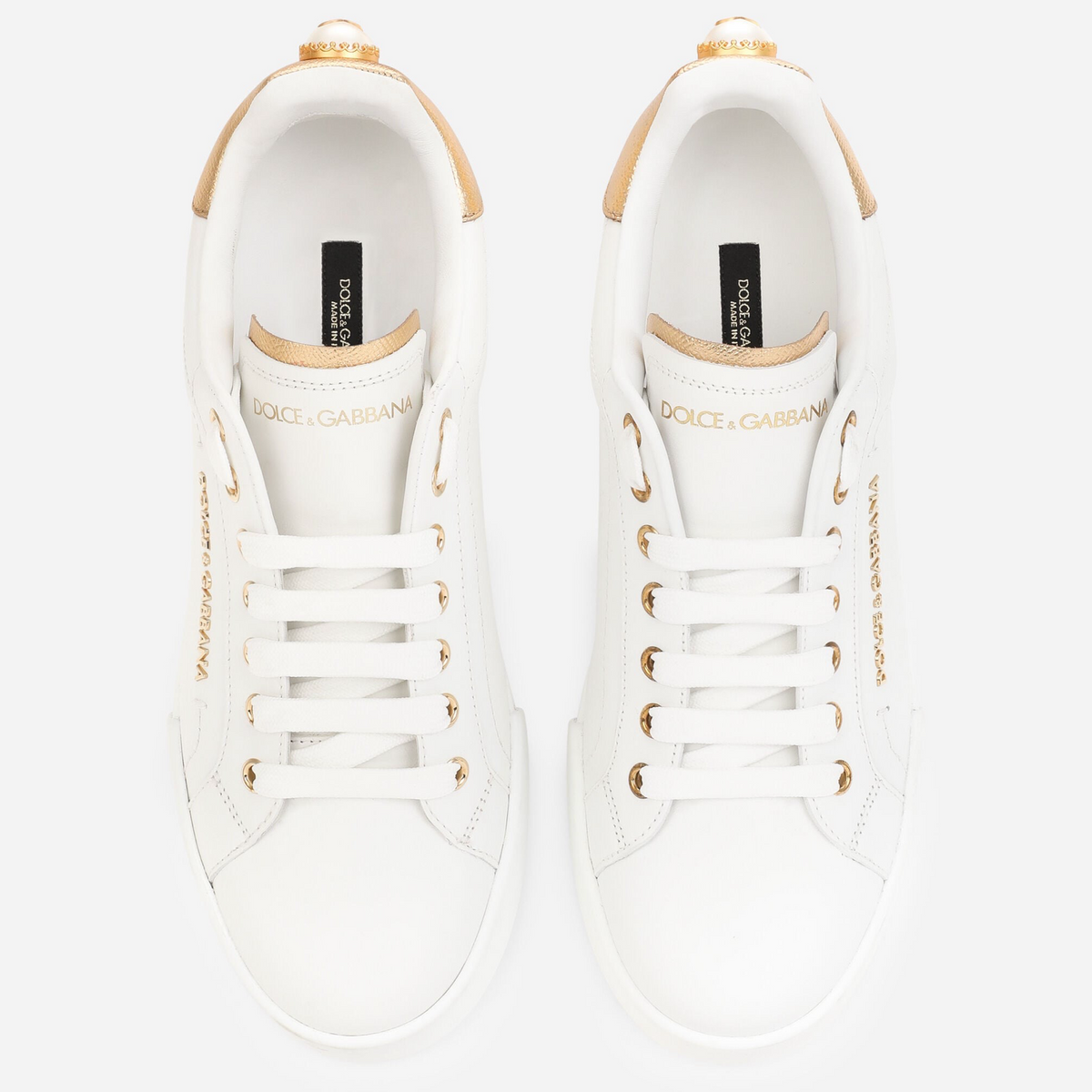 Dolce & Gabbana Portofino Women Sneakers CK2329AN2988B996 Top View