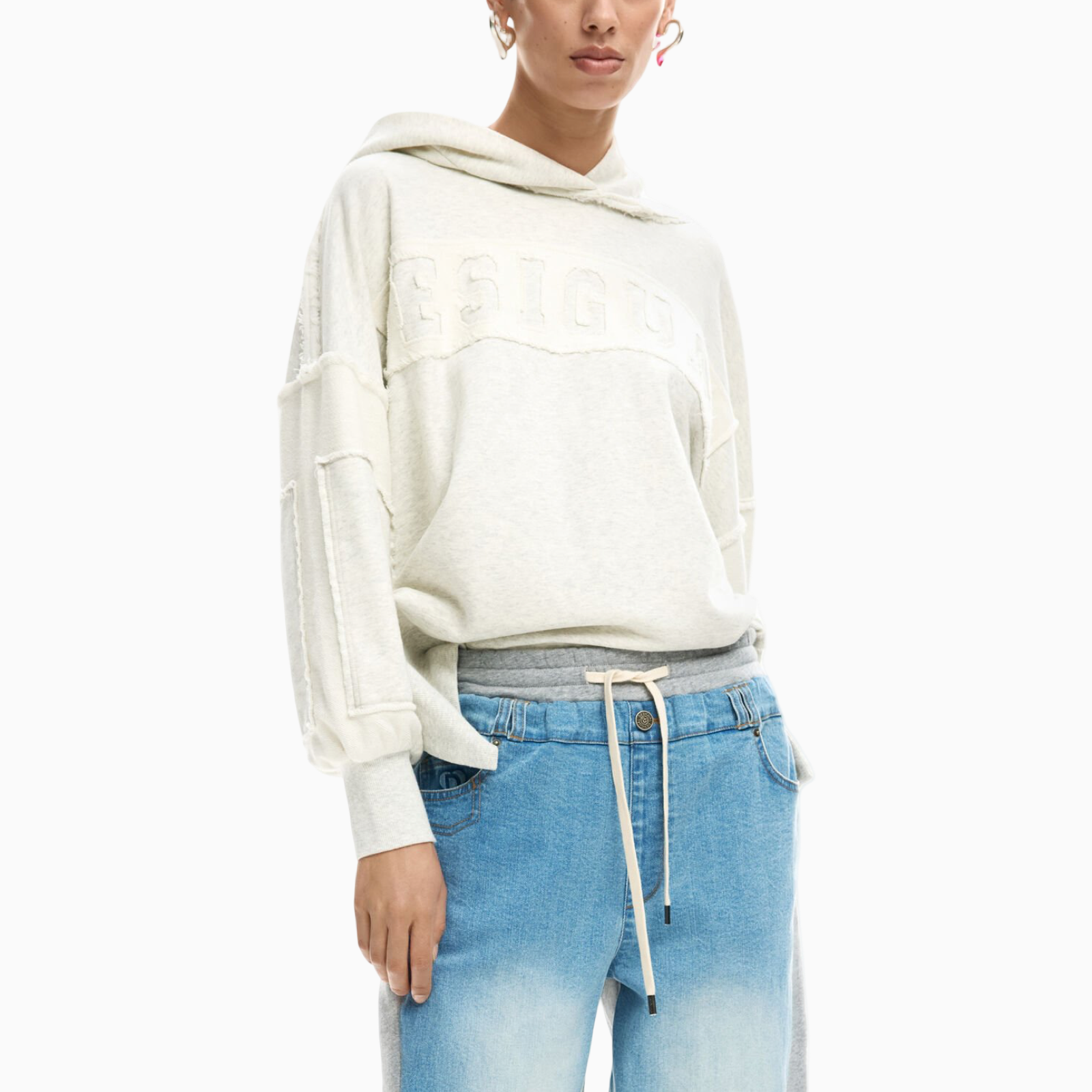 Дамски дънки Desigual Women Jeans 26SWDD42 5007 Front View