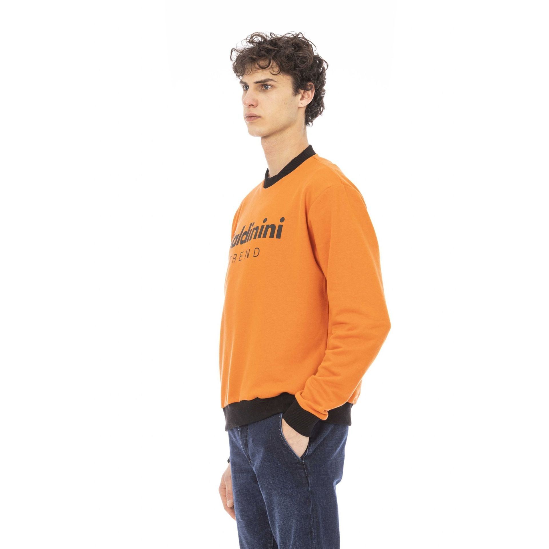 Мъжка памучна блуза Men’s sweatshirt Baldinini Trend 6510141 COMO ARANCIO angled view