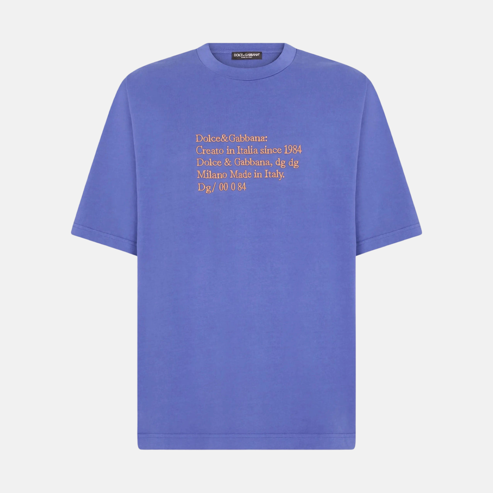 Мъжка синя тениска Dolce & Gabbana