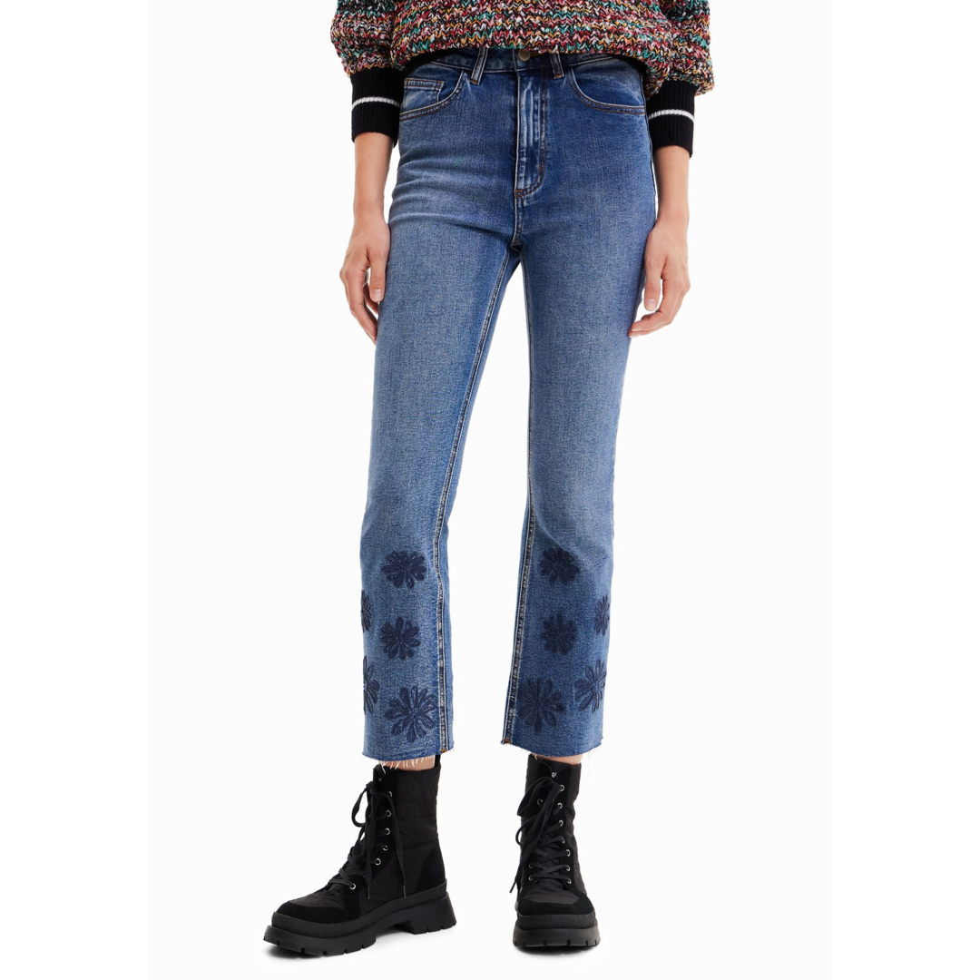 Дамски сини дънки Desigual 22SWDD25505334