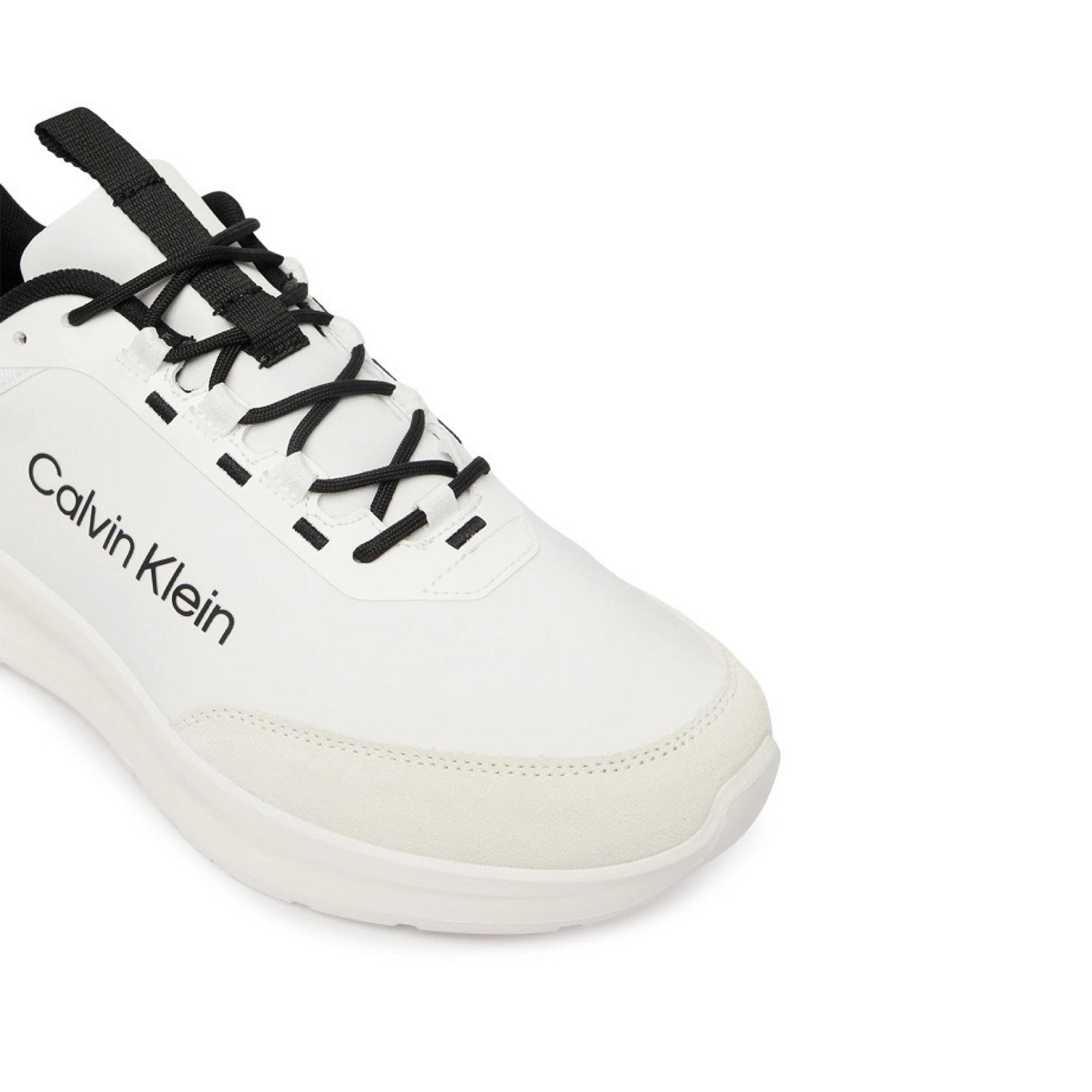 Мъжки бели маратонки Calvin Klein Men Sneakers YW0YW03293 01W Close-Up