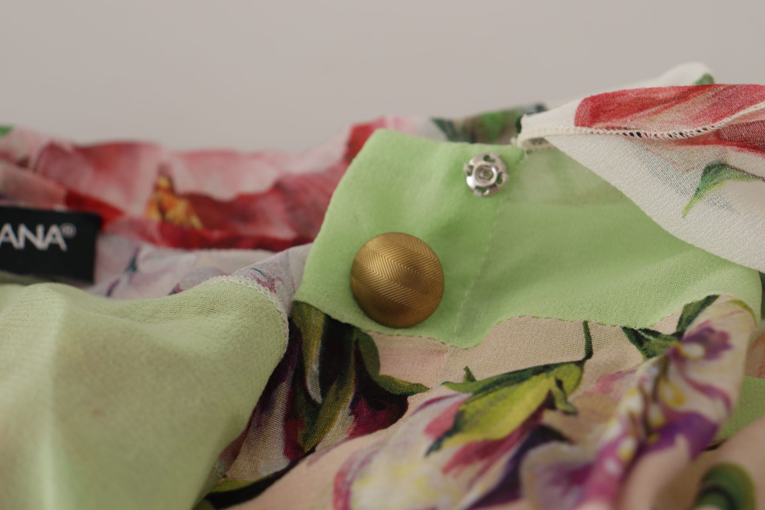 Dolce & Gabbana Елегантна копринена блуза на цветя